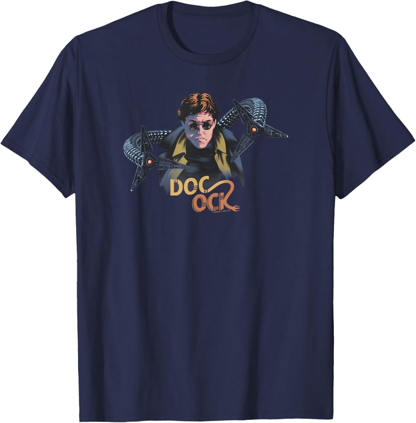 Marvel Spider-Man No Way Home Doc Ock Comic Art T-Shirt - T-Shirt | Navy