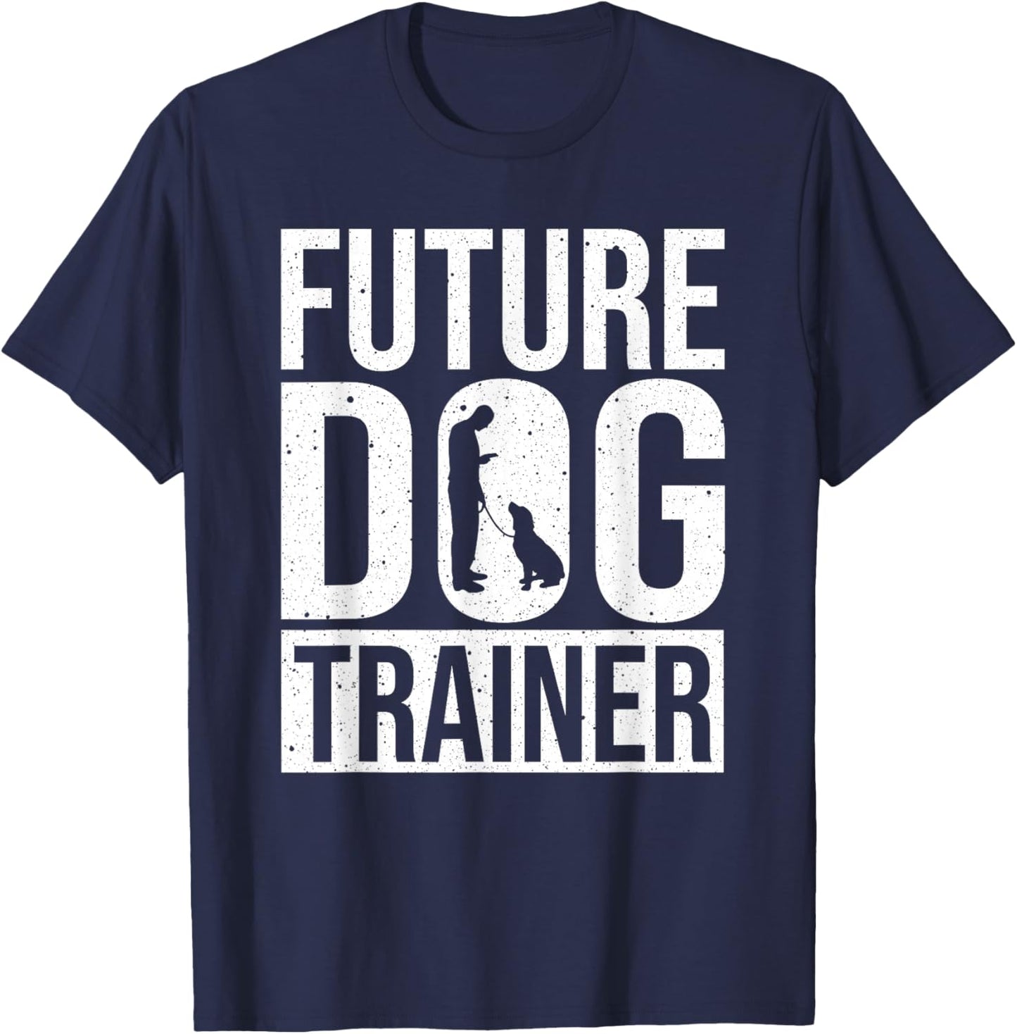Cute Dog Trainer Design Women Dog Agility Training T-Shirt - T-Shirt | Navy