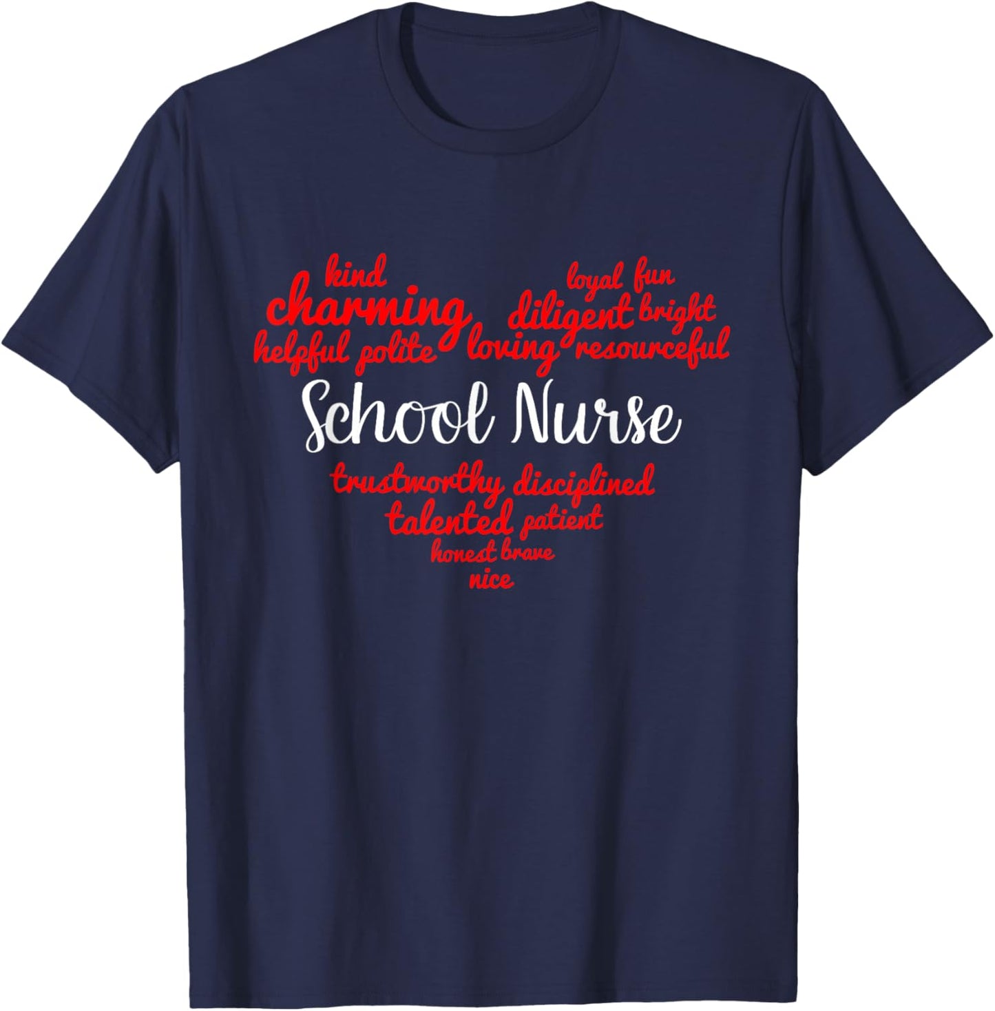 School Nurse T-Shirt - T-Shirt | Navy