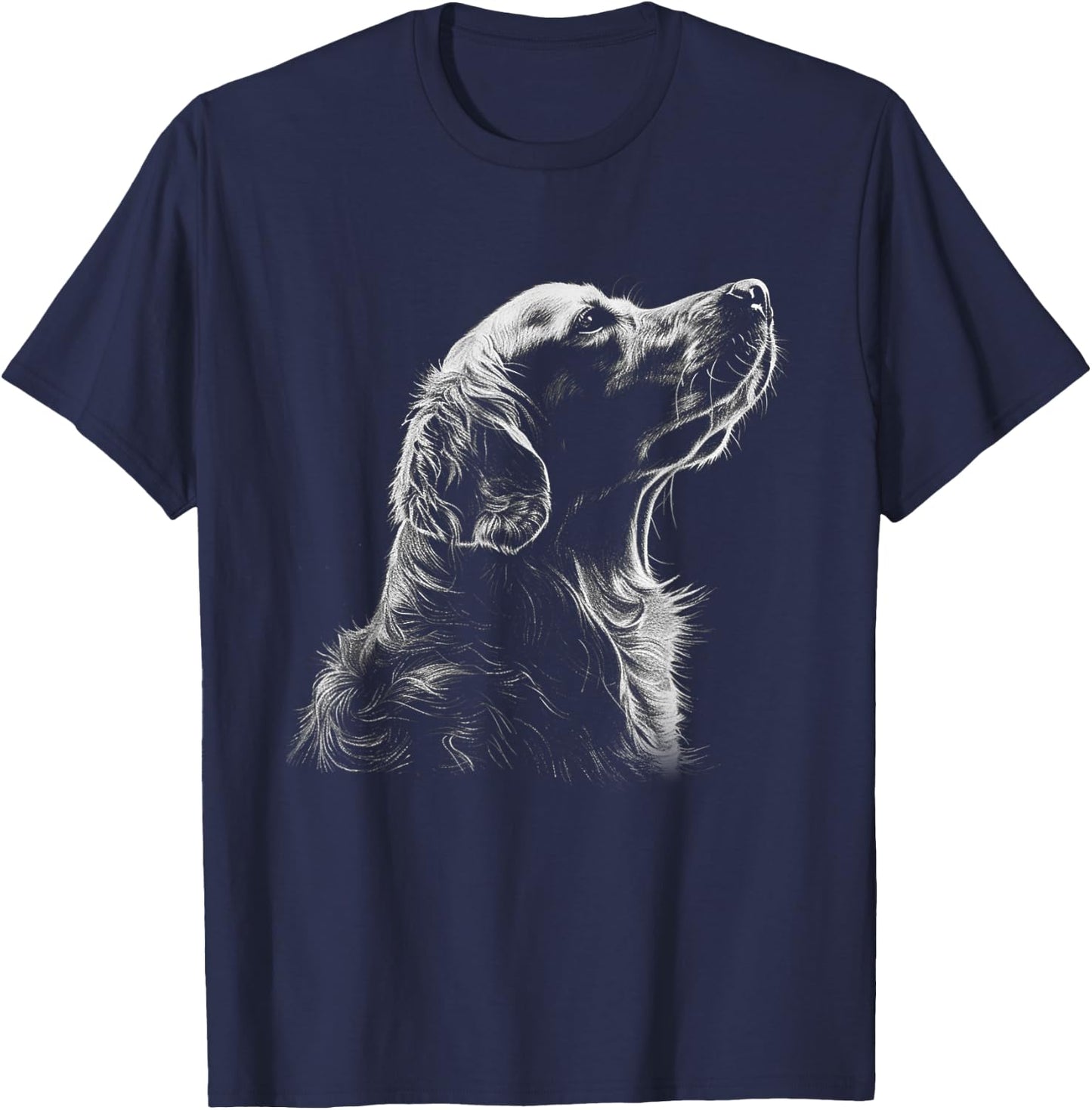 Lovely Golden Retrievers Dog Animal Adorable Puppy Outfits Men Women Kids T-Shirt - T-Shirt | Navy