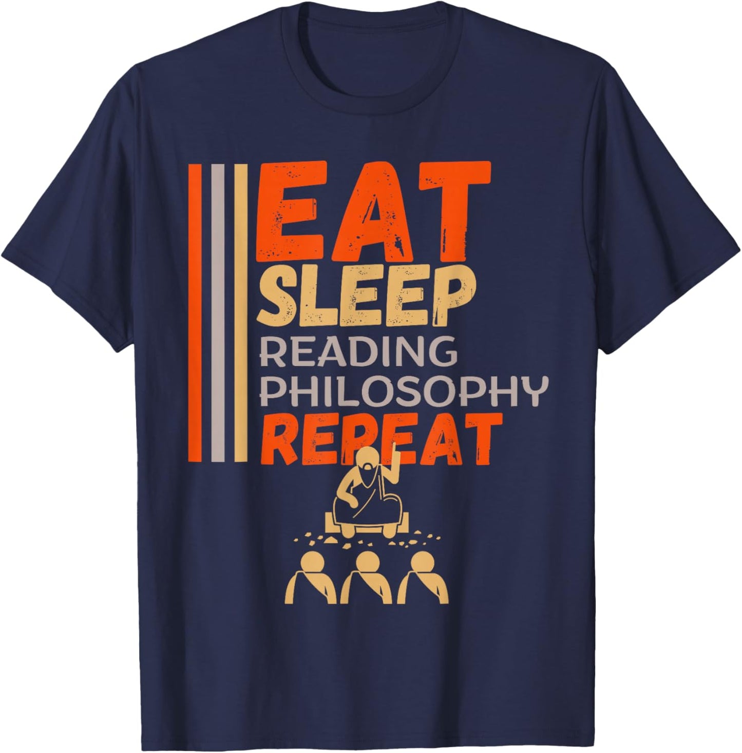 Philosophy, Philosopher, Philosophy Student T-Shirt - T-Shirt | Navy