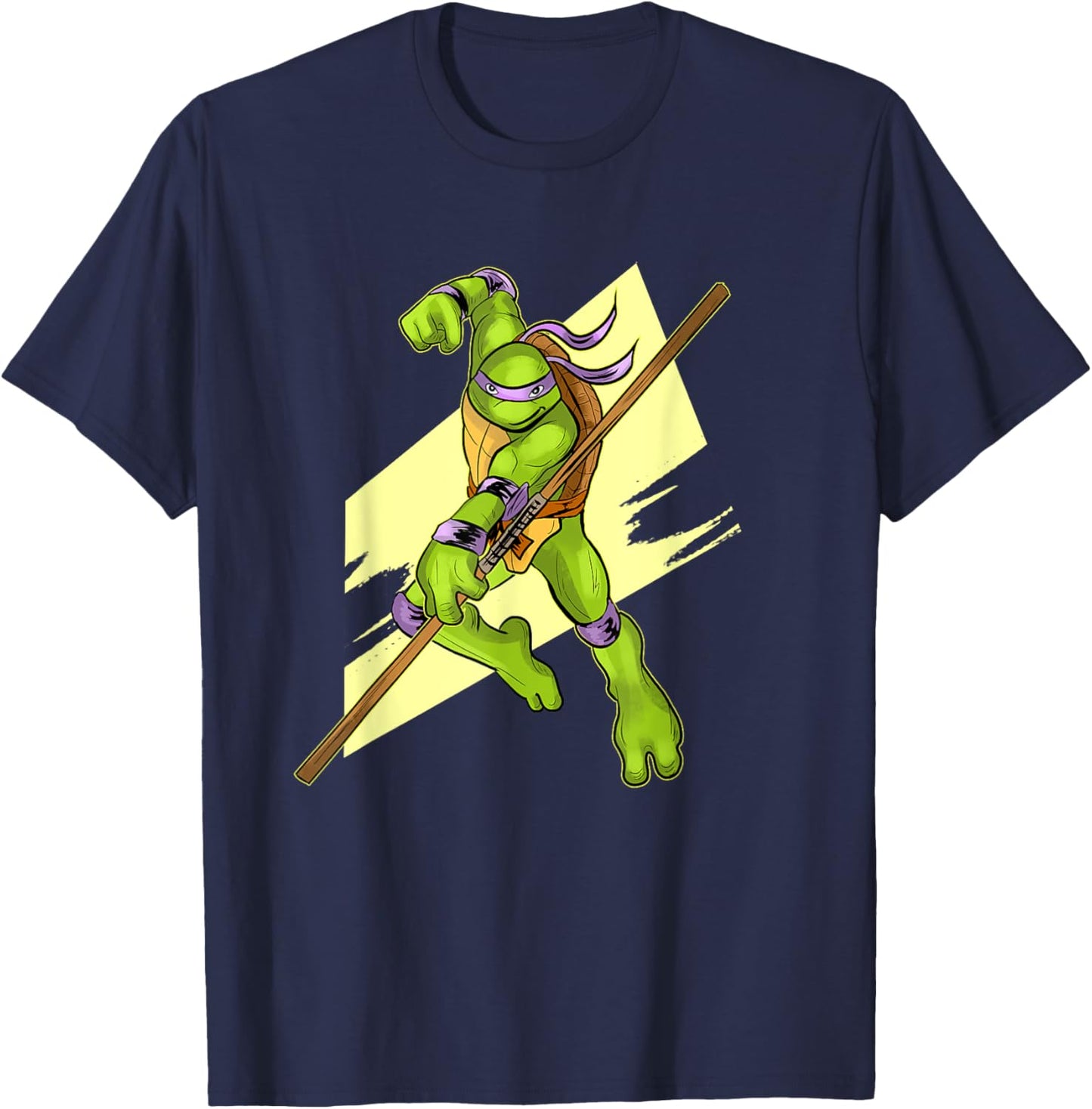 Donatello in Fighting Stance T-Shirt - T-Shirt | Navy