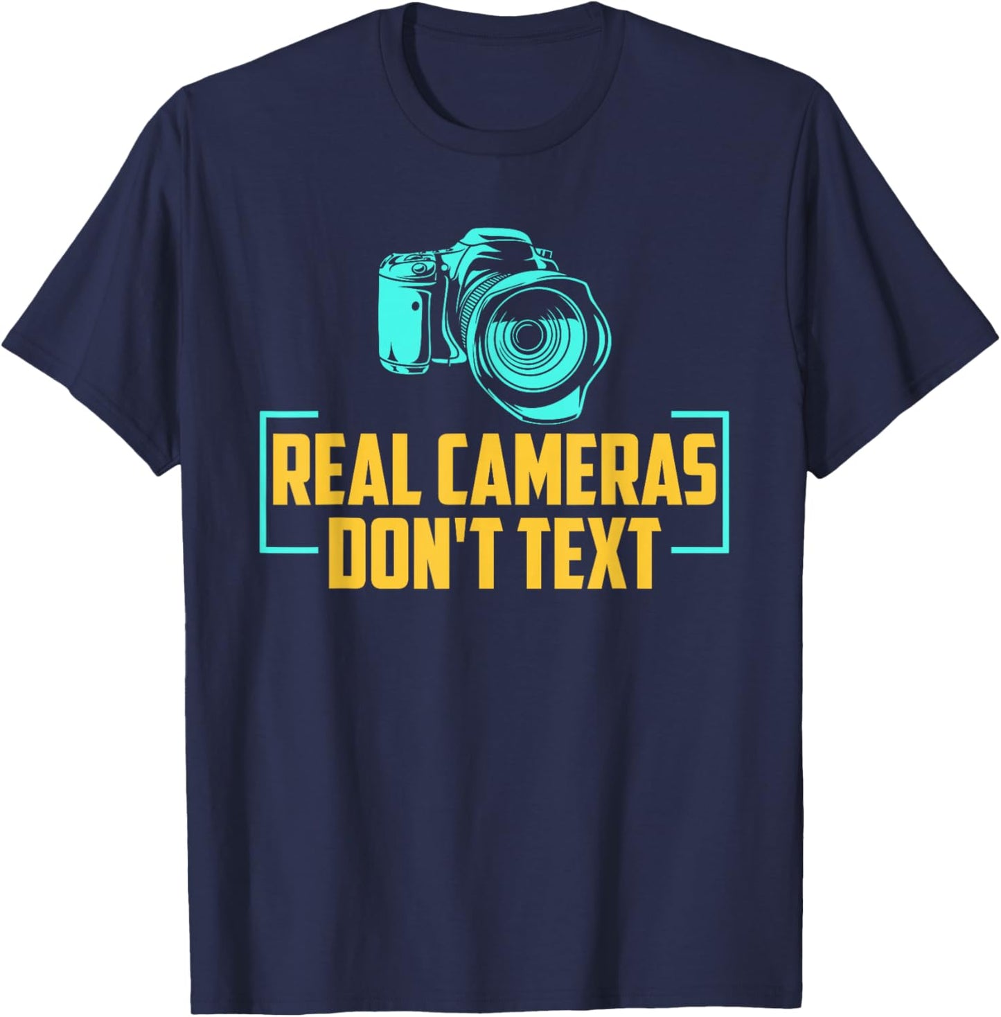 Photographer Photo Shoot, Photography Camera T-Shirt - T-Shirt | Navy