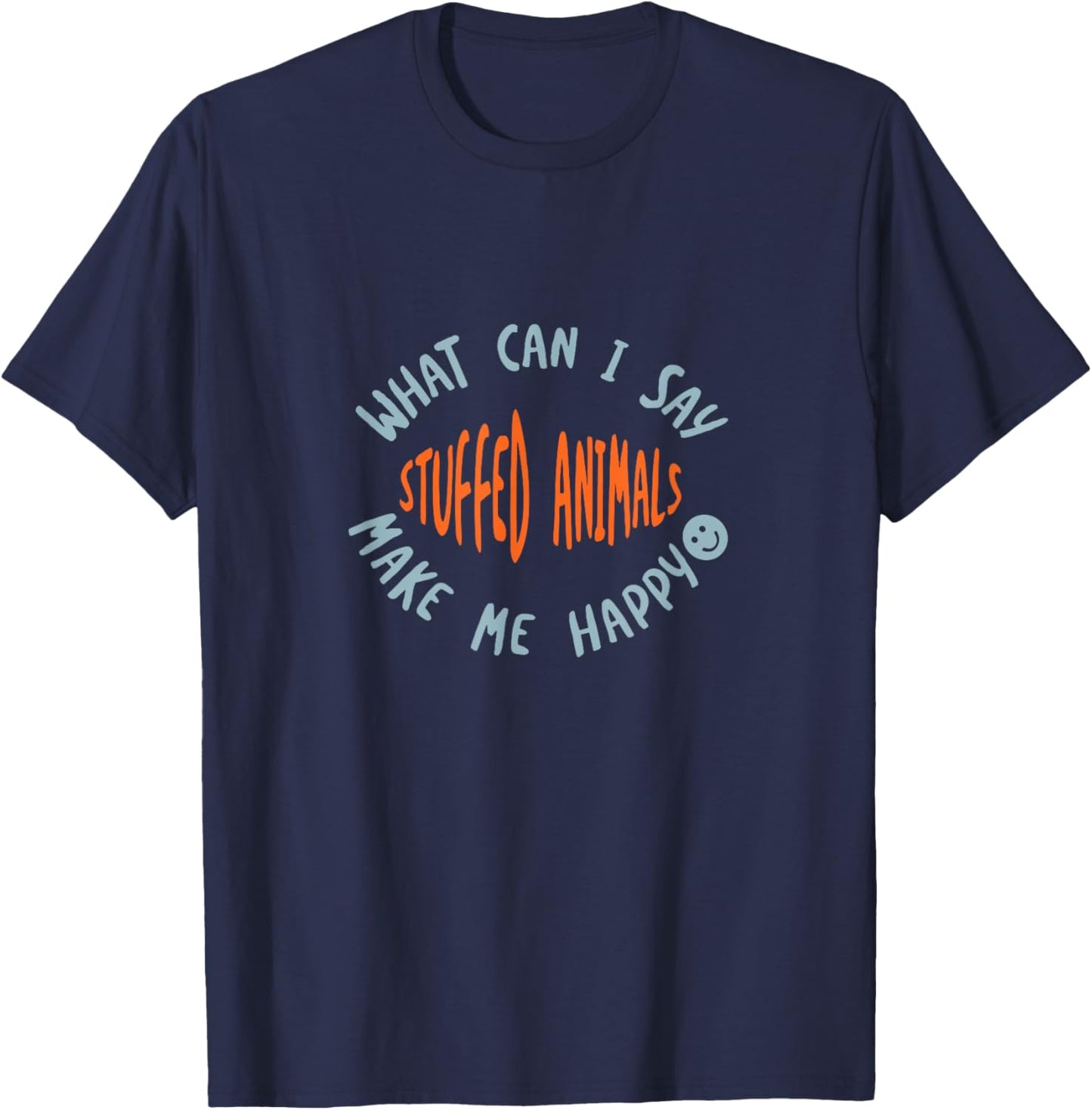 Loves Buying Stuffed Animals Collector T-Shirt - T-Shirt | Navy