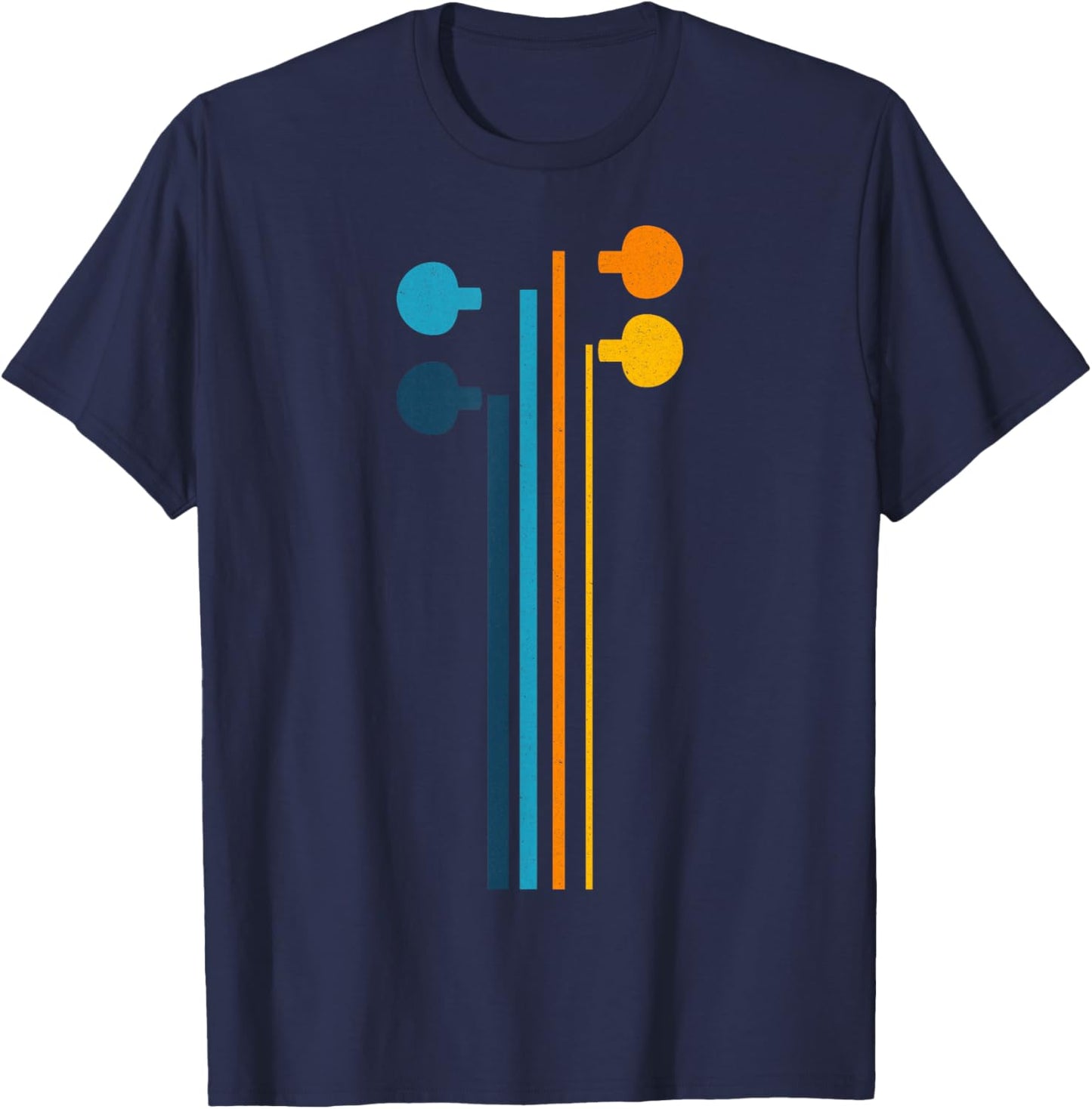 Violin Strings - Retro Orchestra Violin Player, Violin Lover T-Shirt - T-Shirt | Navy
