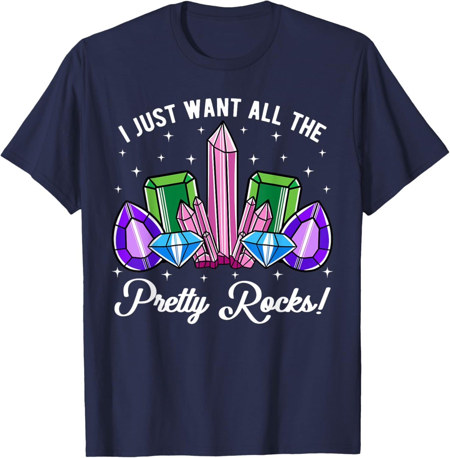 Geology Geologist Earth Scientist Mineral Rock Lovers T-Shirt - T-Shirt | Navy