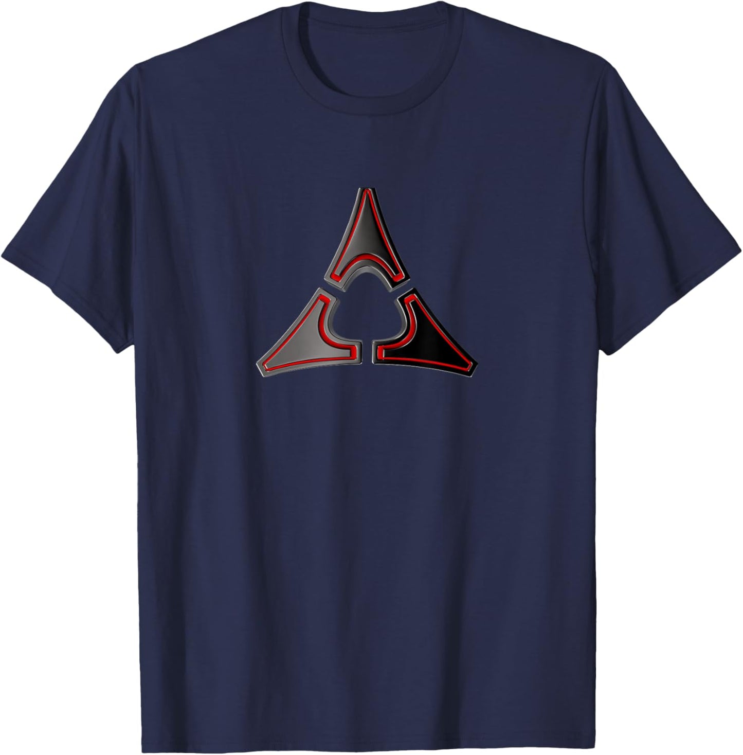 Dodge Electrification Fratzog Logo Red T-Shirt - T-Shirt | Navy