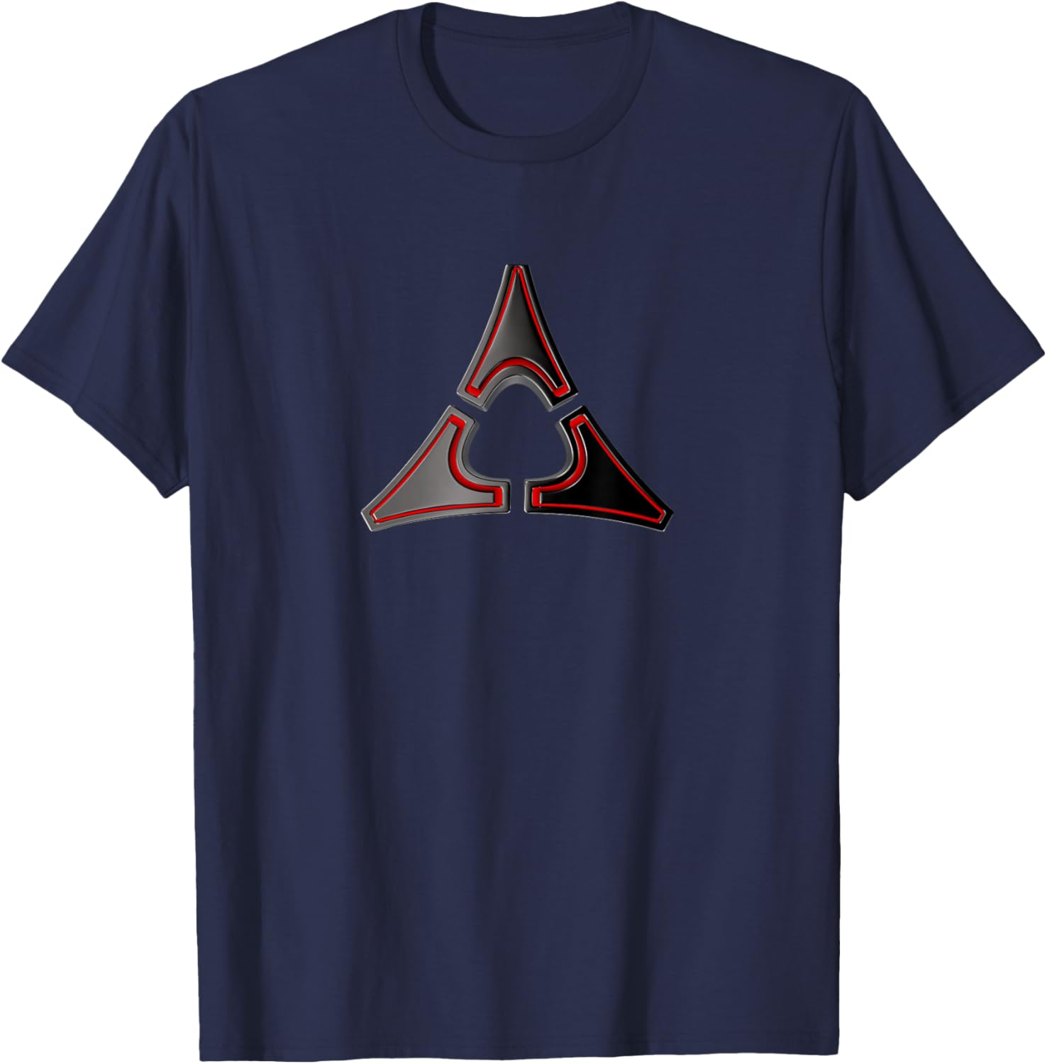 Dodge Electrification Fratzog Logo Red T-Shirt - T-Shirt | Navy