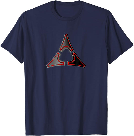 Dodge Electrification Fratzog Logo Red T-Shirt - T-Shirt | Navy