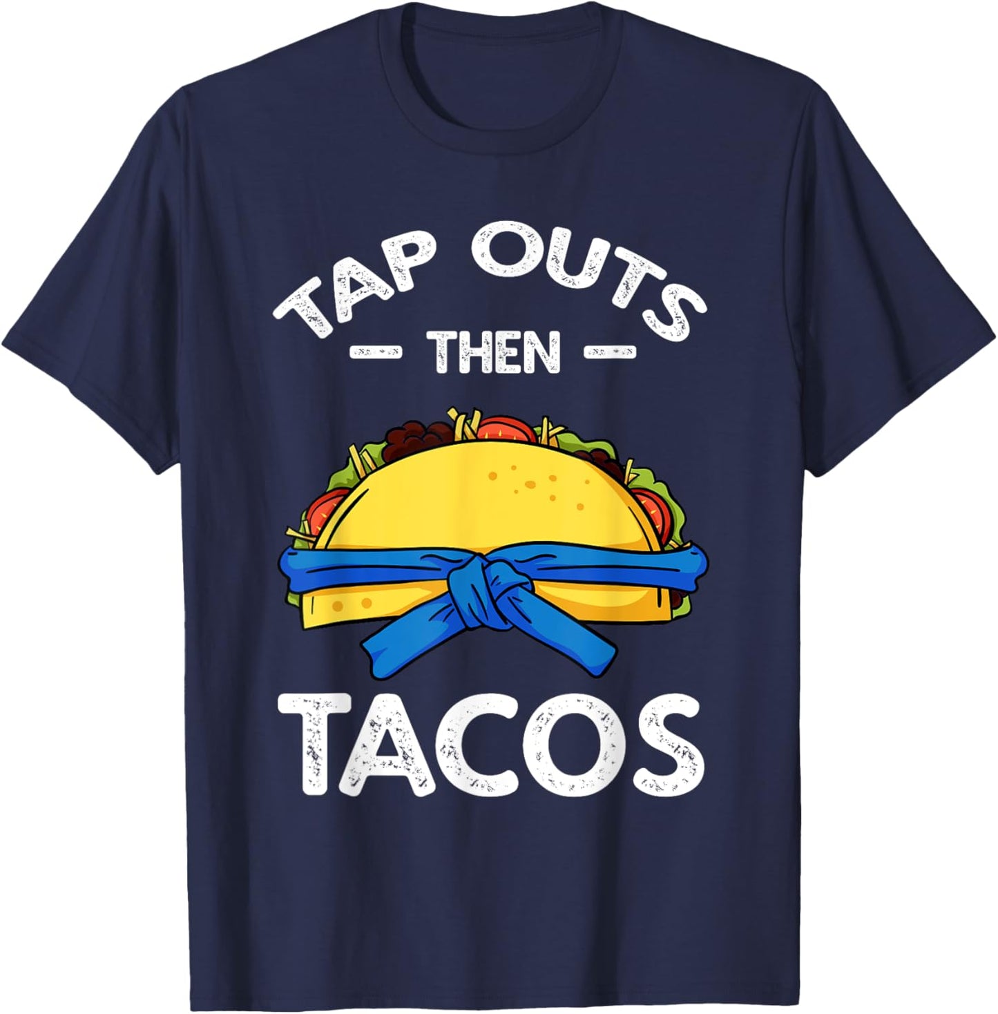 Jiu Jitsu Martial Arts Taco Jujutsu Cinco De Mayo Ju-Jitsu T-Shirt - T-Shirt | Navy