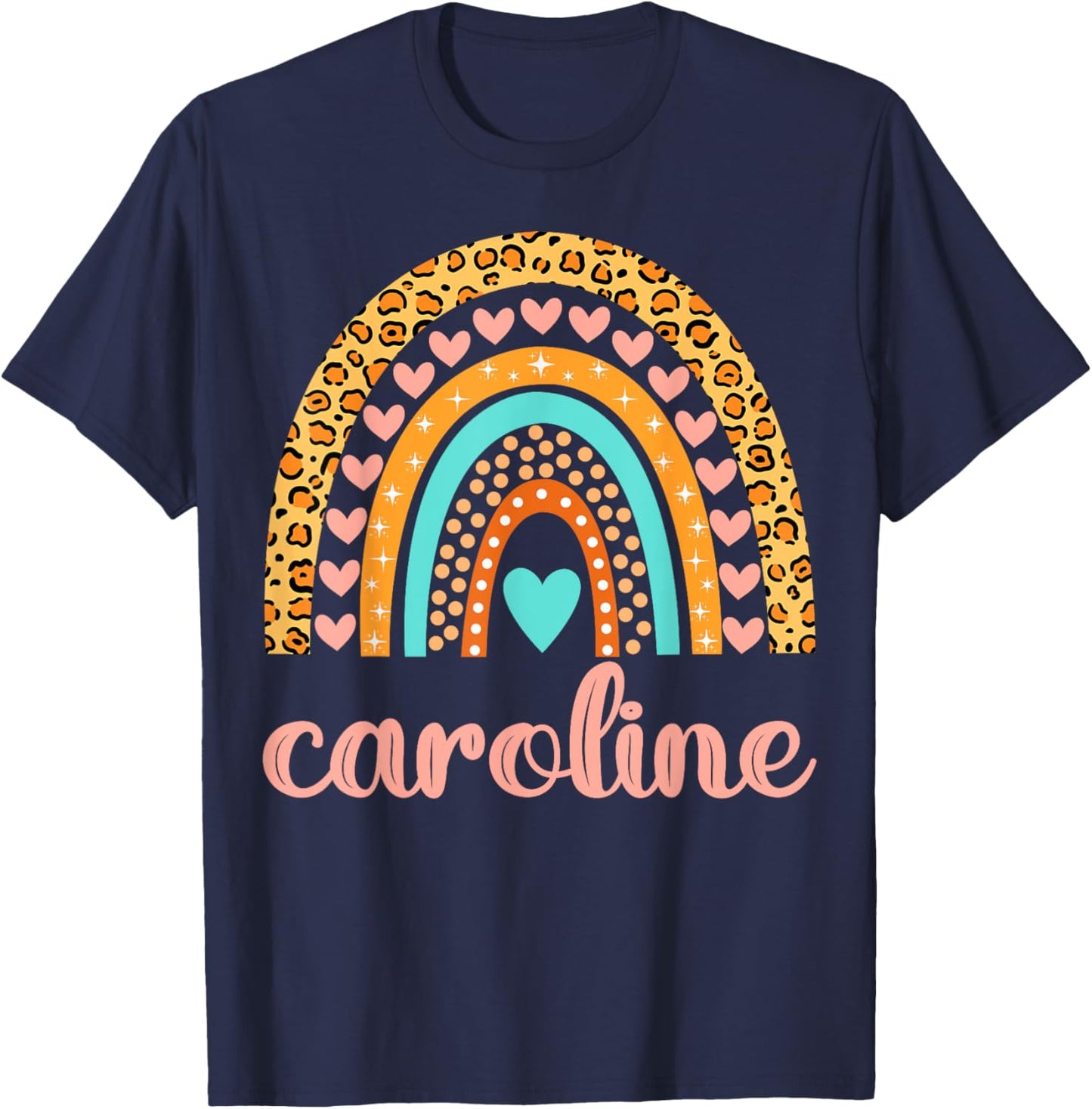 Caroline Caroline Name Birthday Shirt Gift T-Shirt - T-Shirt | Navy