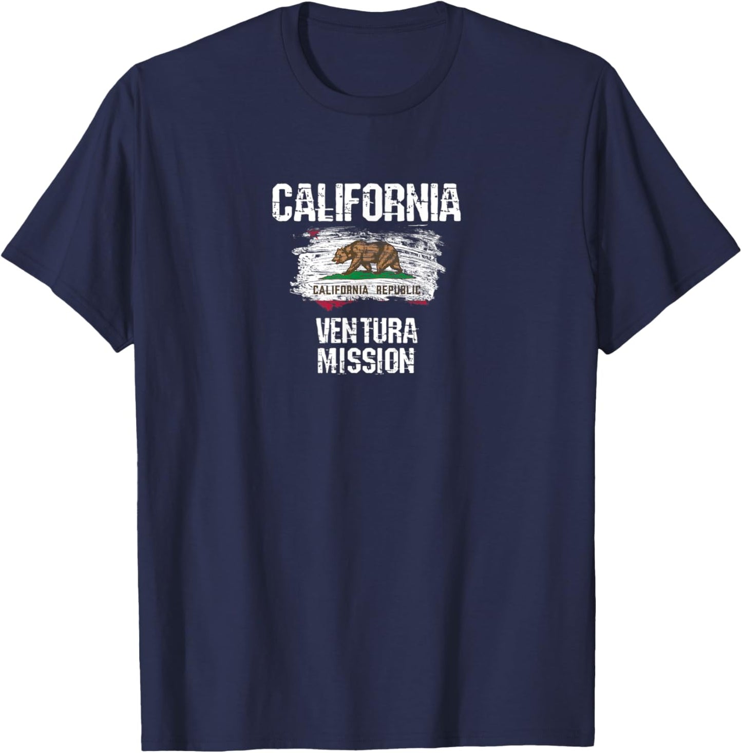 California Ventura Mission T-Shirt - T-Shirt | Navy