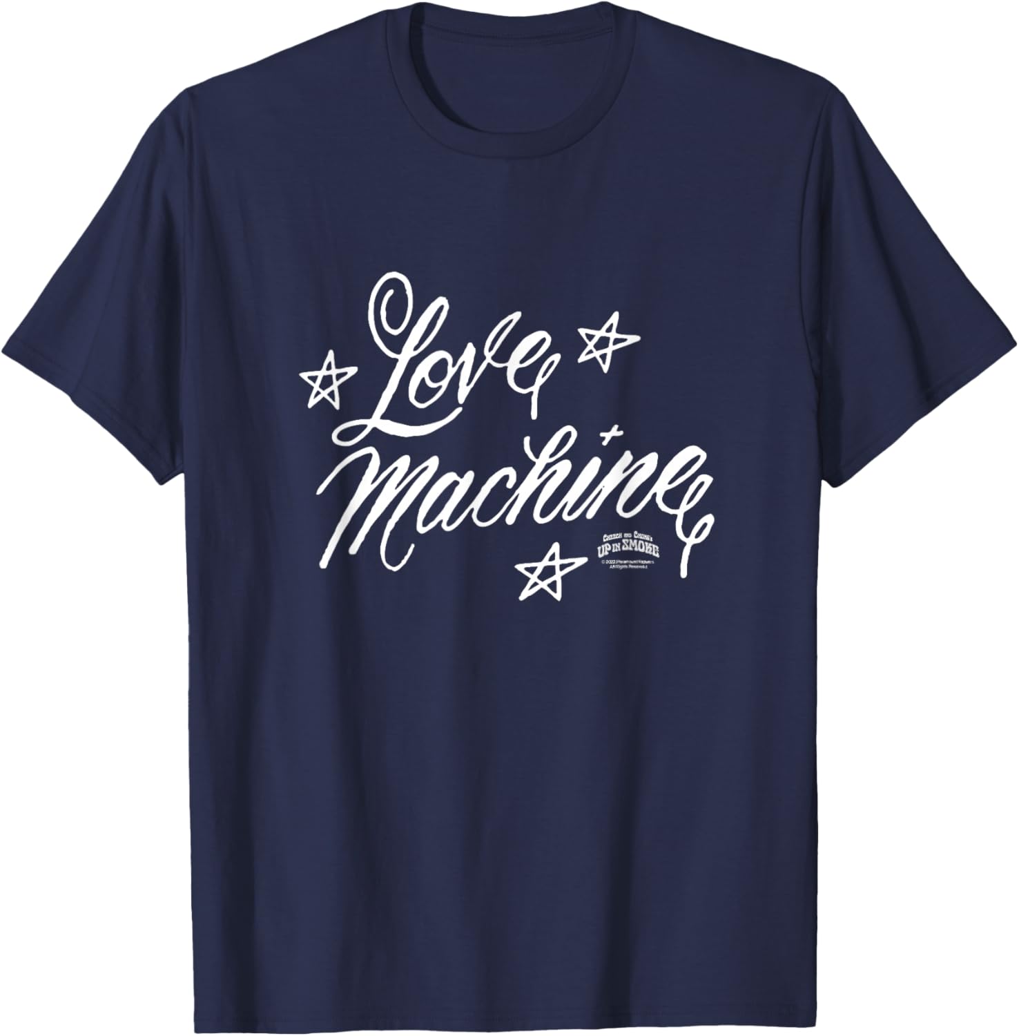 Cheech and Chong's Up in Smoke Love Machine Design T-Shirt - T-Shirt | Navy