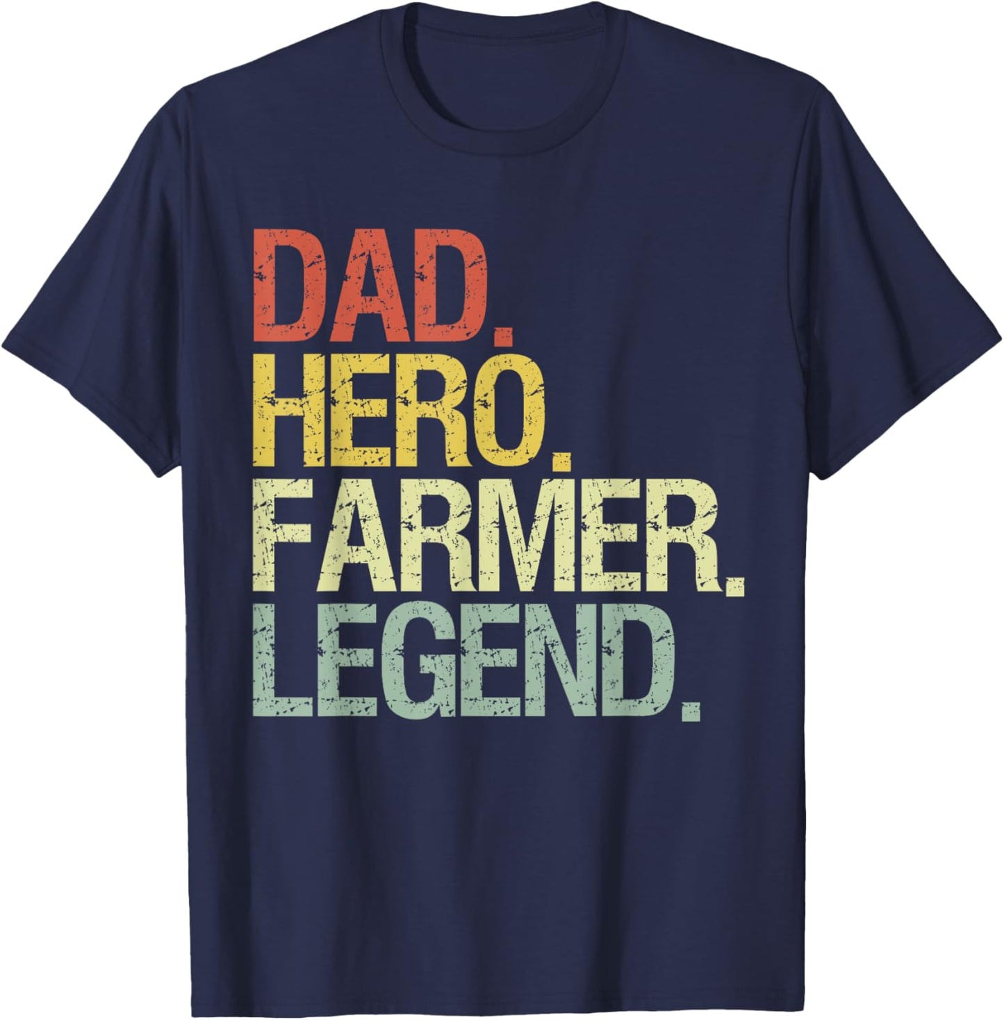 Funny farmer dad T-Shirt - T-Shirt | Navy