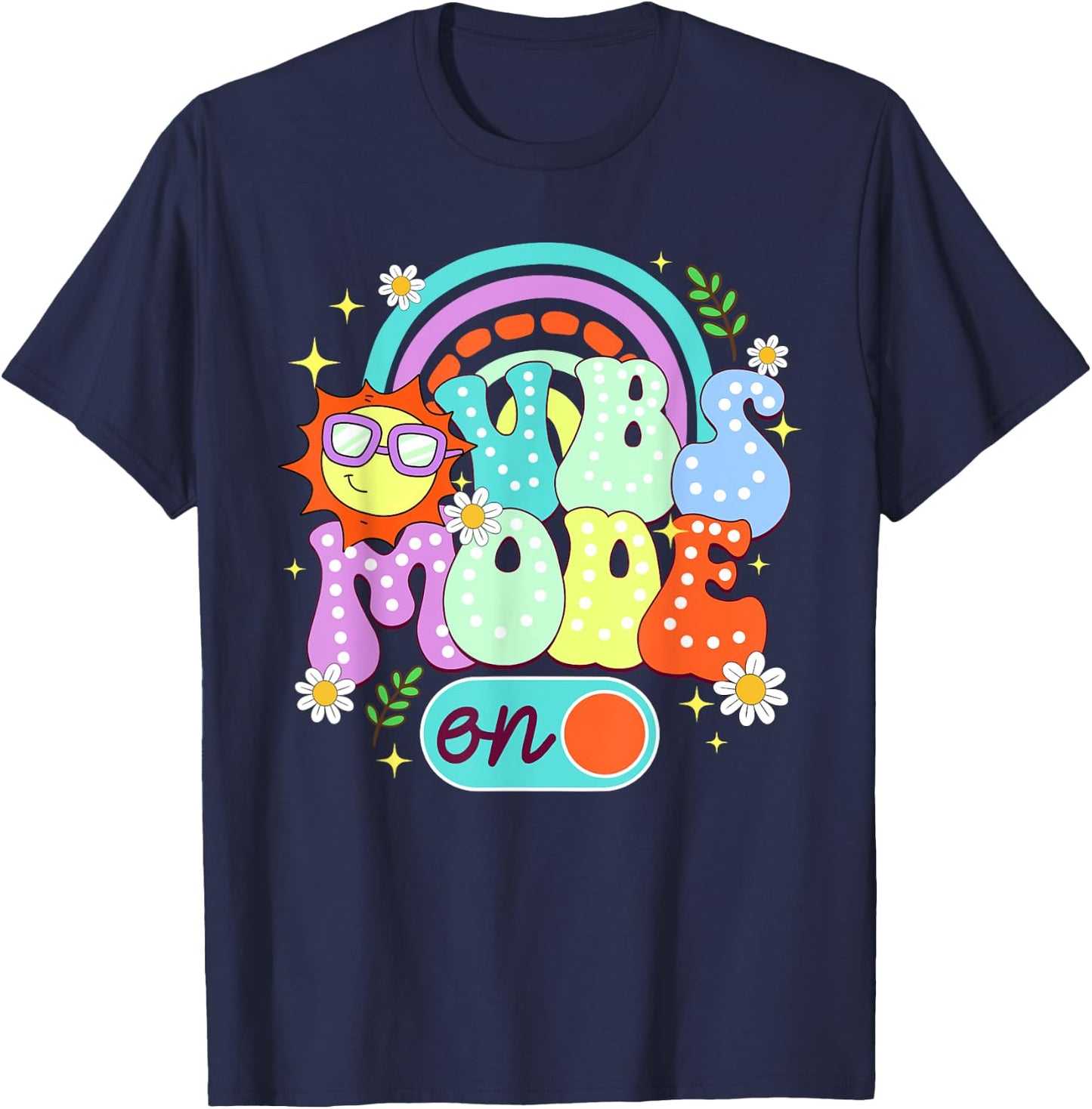 VBS Mode On Church Youth Vacation Bible School T-Shirt - T-Shirt | Navy