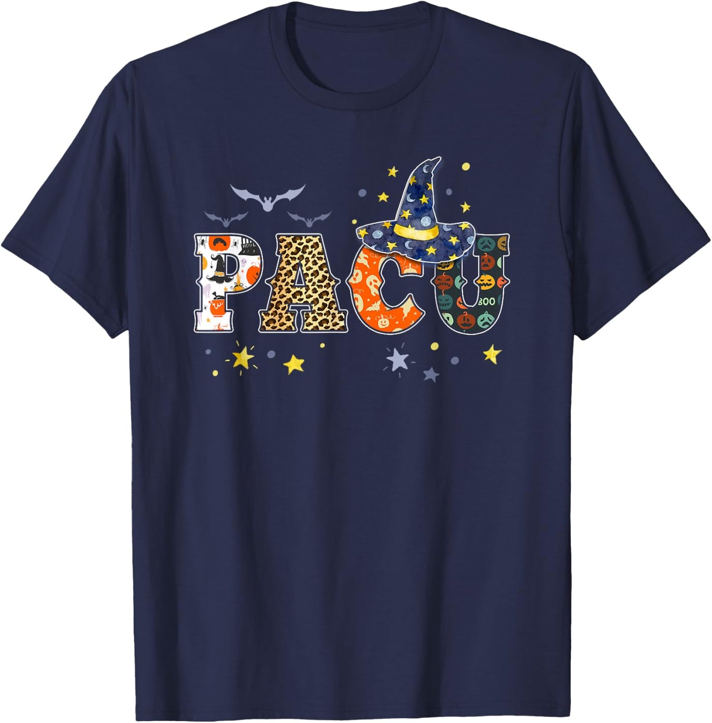 PACU Witch Halloween Crew Post-anesthesia Care Unit Nurse T-Shirt - T-Shirt | Navy