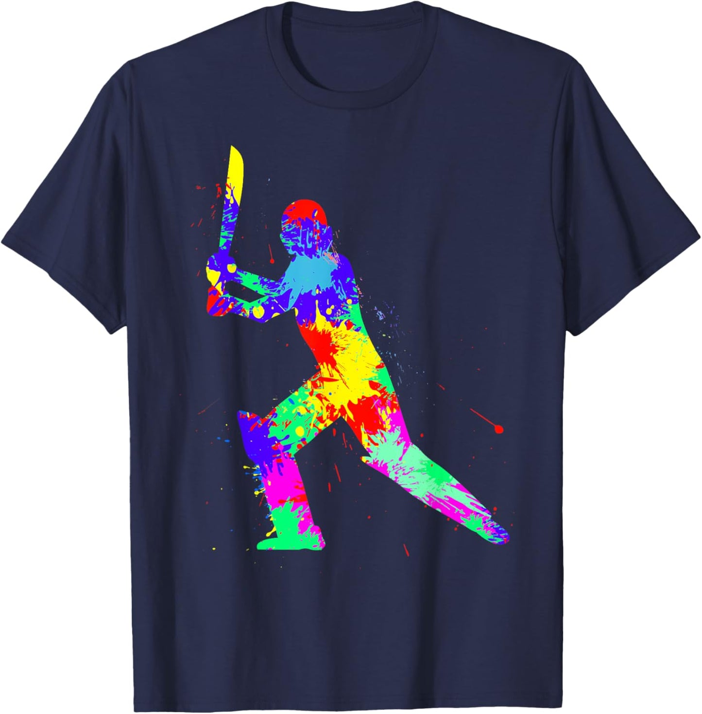 Cricket Men Kids Boys Youth T-Shirt - T-Shirt | Navy