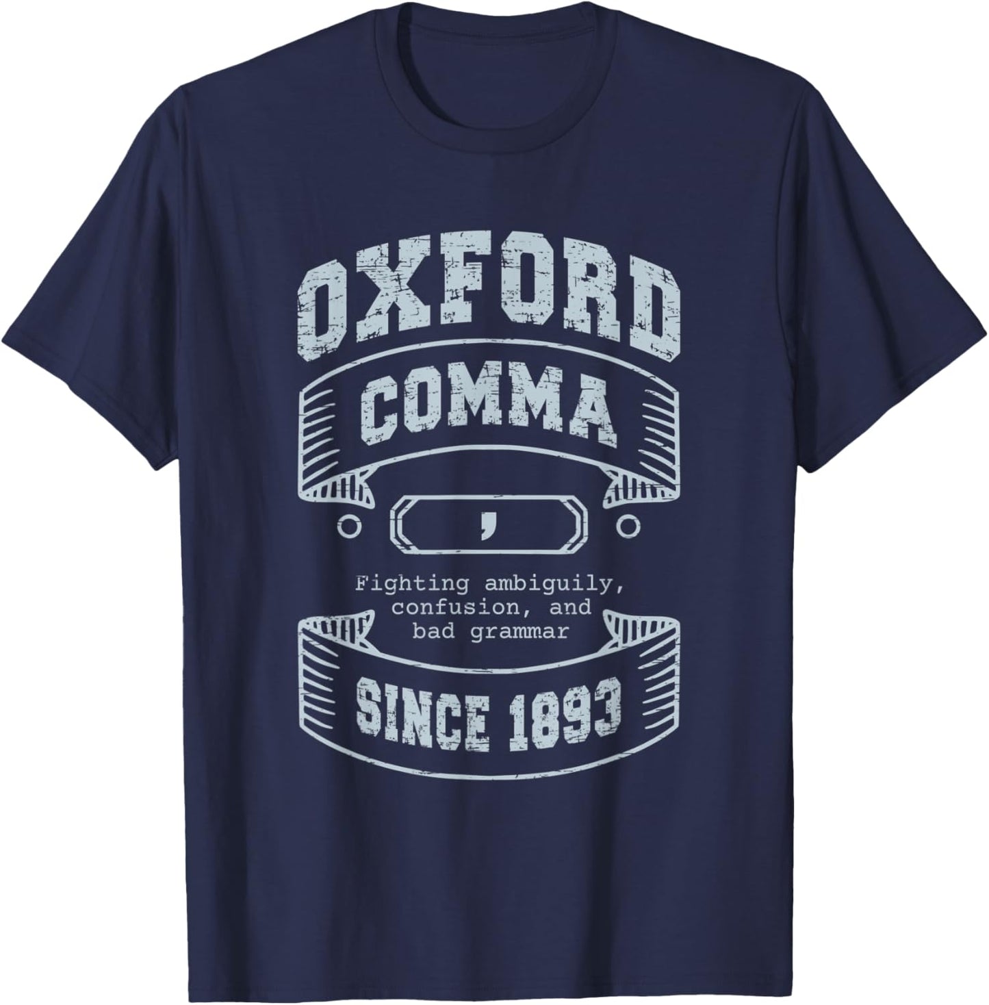 Oxford Comma T-Shirt - T-Shirt | Navy