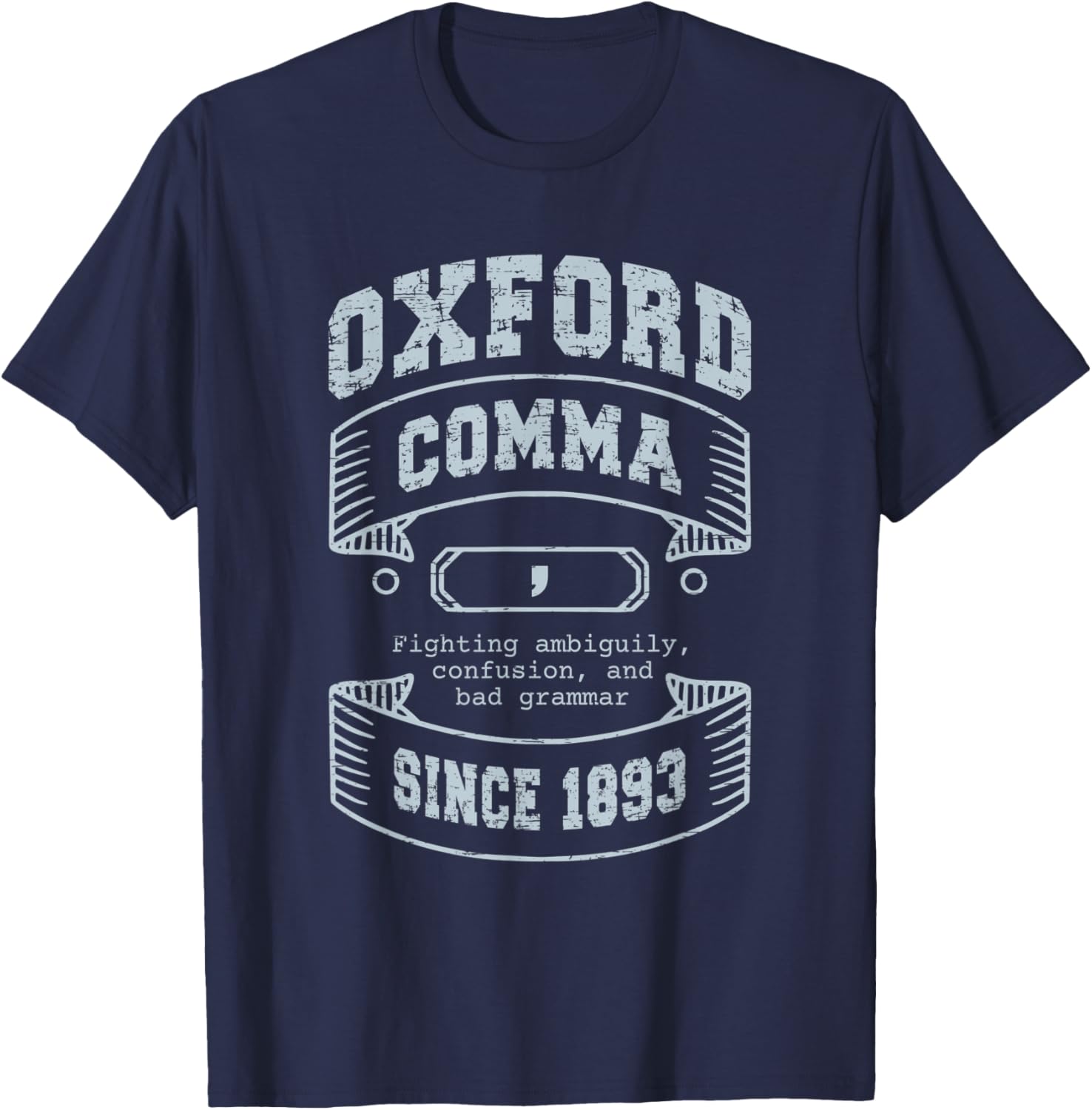 Oxford Comma T-Shirt - T-Shirt | Navy
