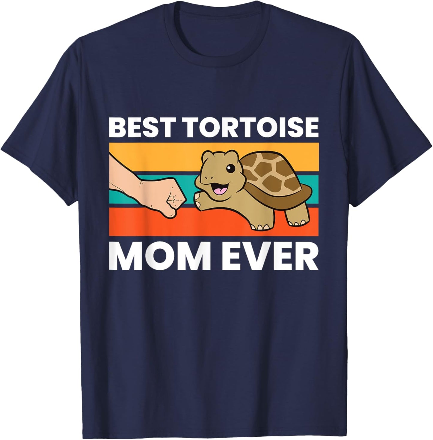 Best Tortoise Mom Ever T-Shirt - T-Shirt | Navy