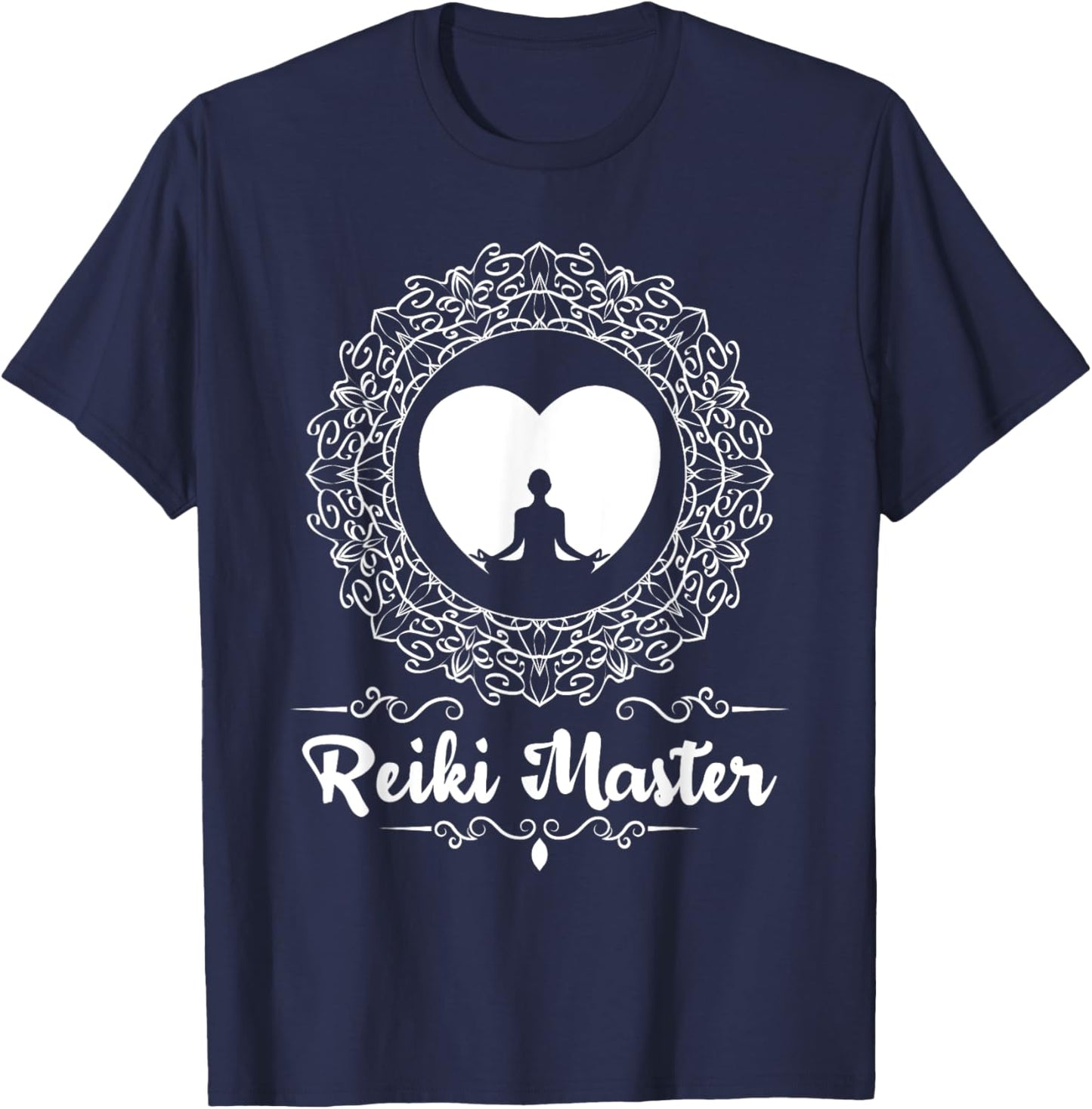 Funny Reiki Shirts Reiki Master - Holistic Healer Chakra Healing Meditation , Black T-Shirt - T-Shirt | Navy