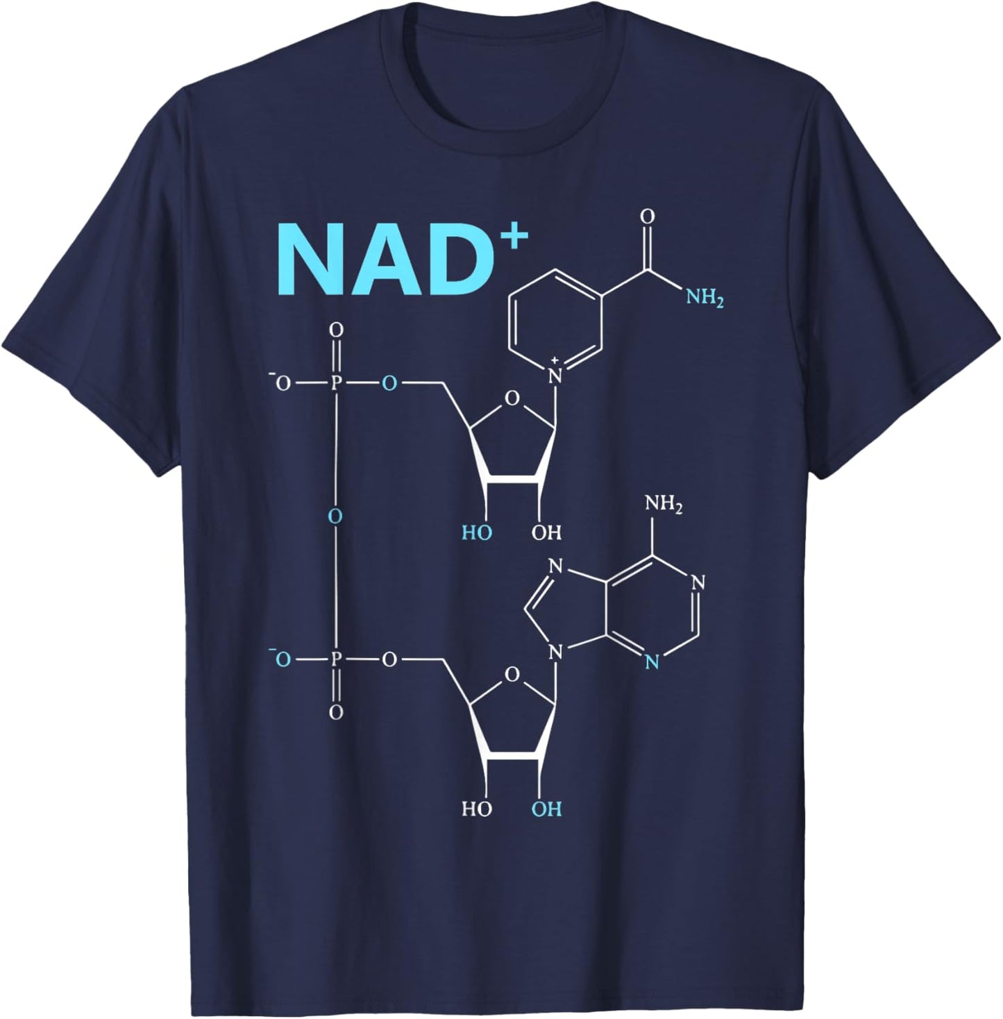 NAD+ Healthy Aging T-Shirt - T-Shirt | Navy