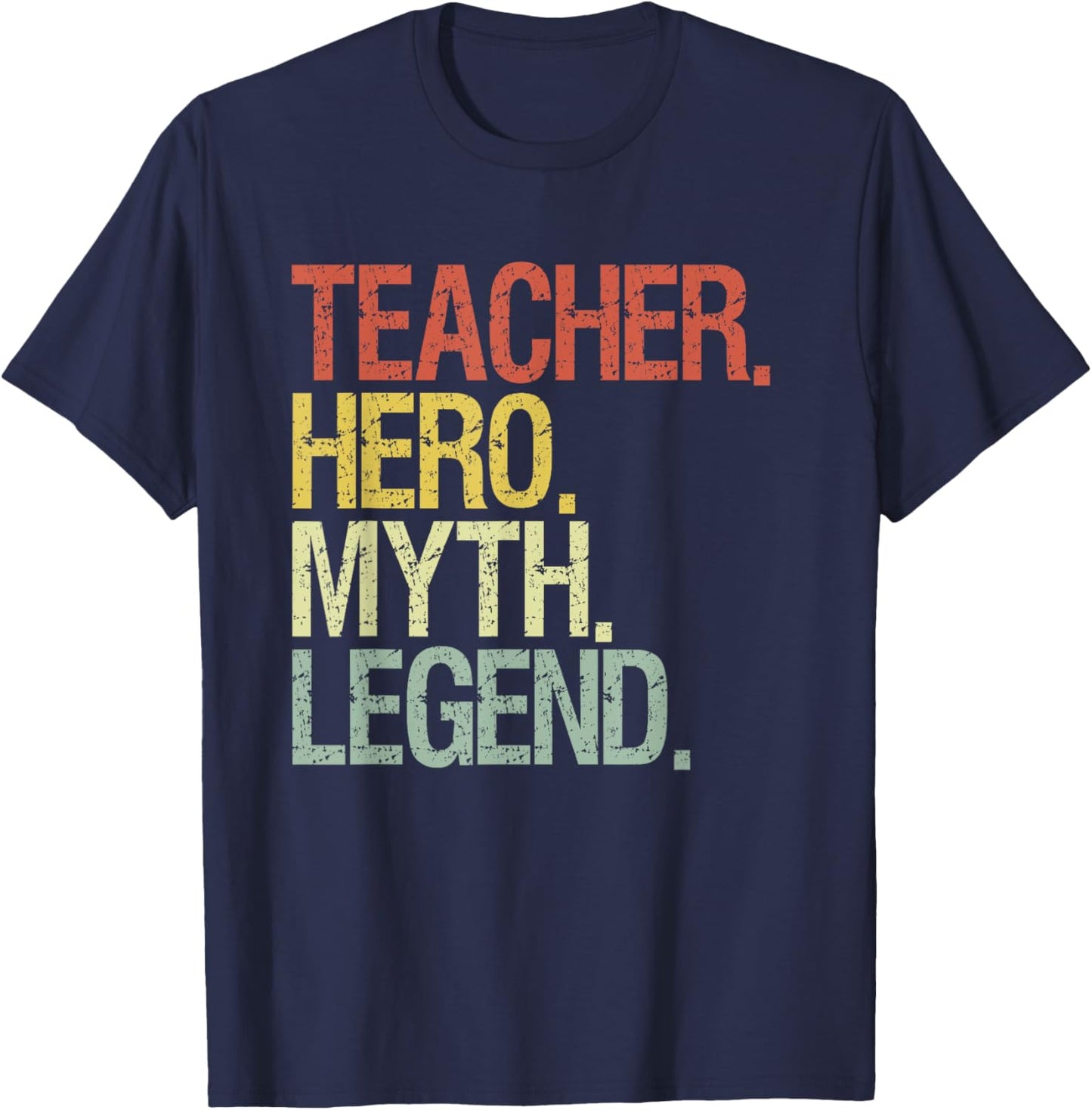 Teacher hero myth legend Women T-Shirt - T-Shirt | Navy