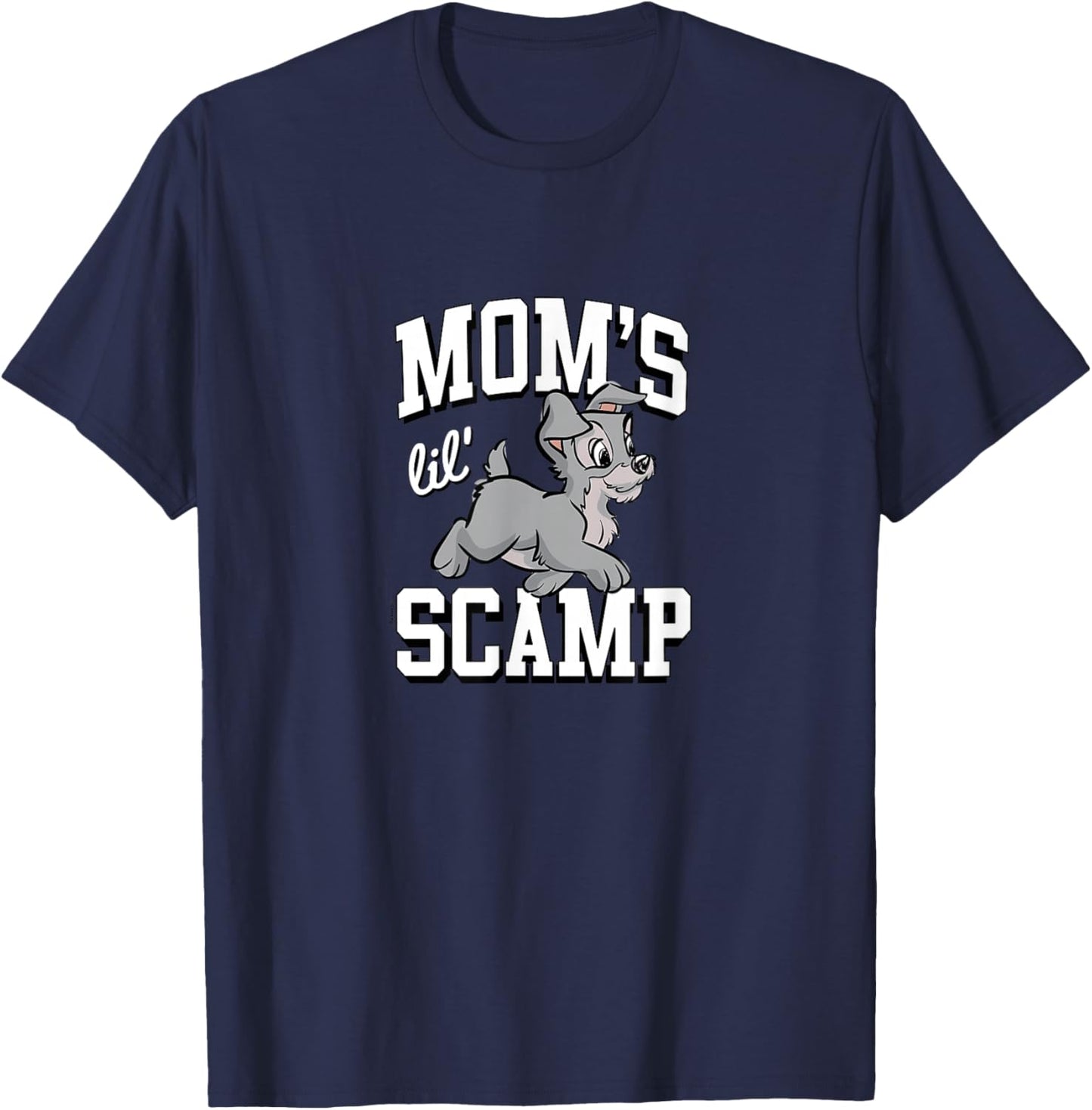 Lady and the Tramp - Mom's Lil' Scamp T-Shirt - T-Shirt | Navy