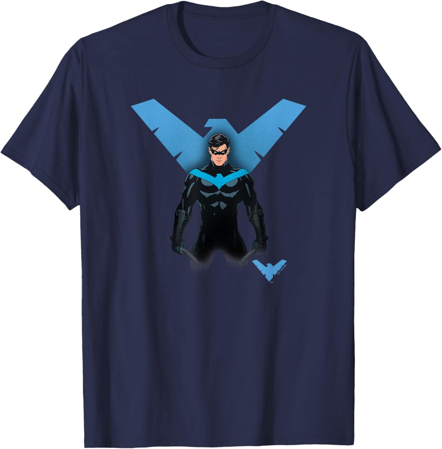 DC Comics Batman Nightwing Hero Pose T-Shirt - T-Shirt | Navy