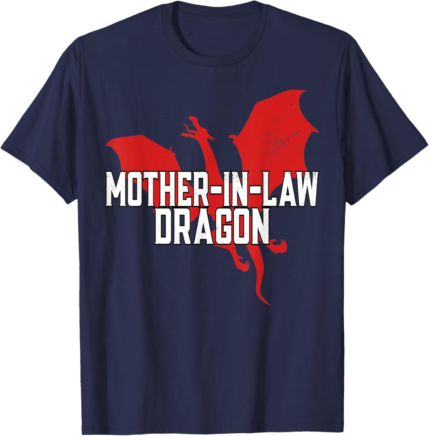 Mother-In-Law Dragon Lover Mother's Day T-Shirt - T-Shirt | Navy
