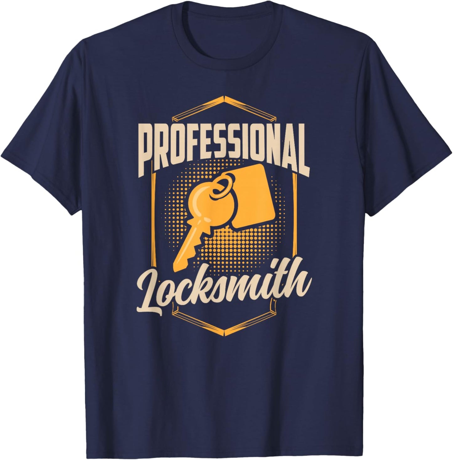 Professional Locksmith Picking Sayings Locks Lock T-Shirt - T-Shirt | Navy