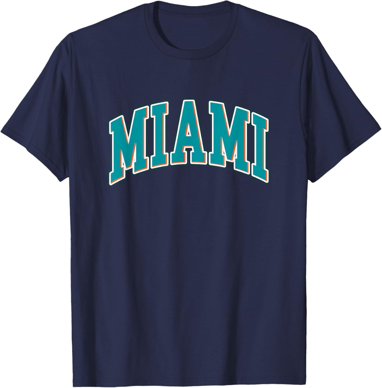 Miami - Hometown Pride - Throwback Design - Classic T-Shirt - T-Shirt | Navy