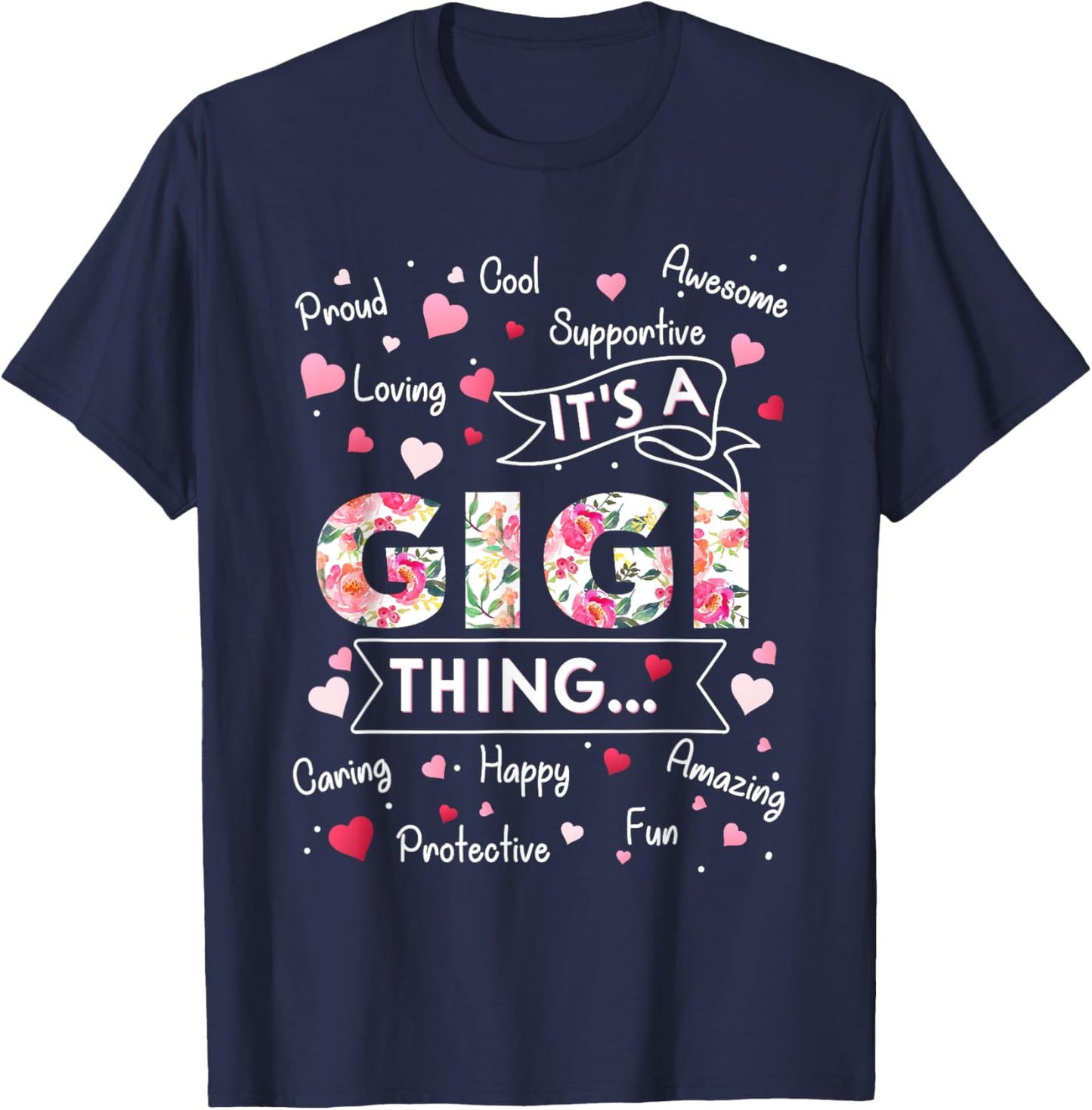 It's a Gigi Thing Funny Sayings Cute Grandma Mothers Day T-Shirt - T-Shirt | Navy