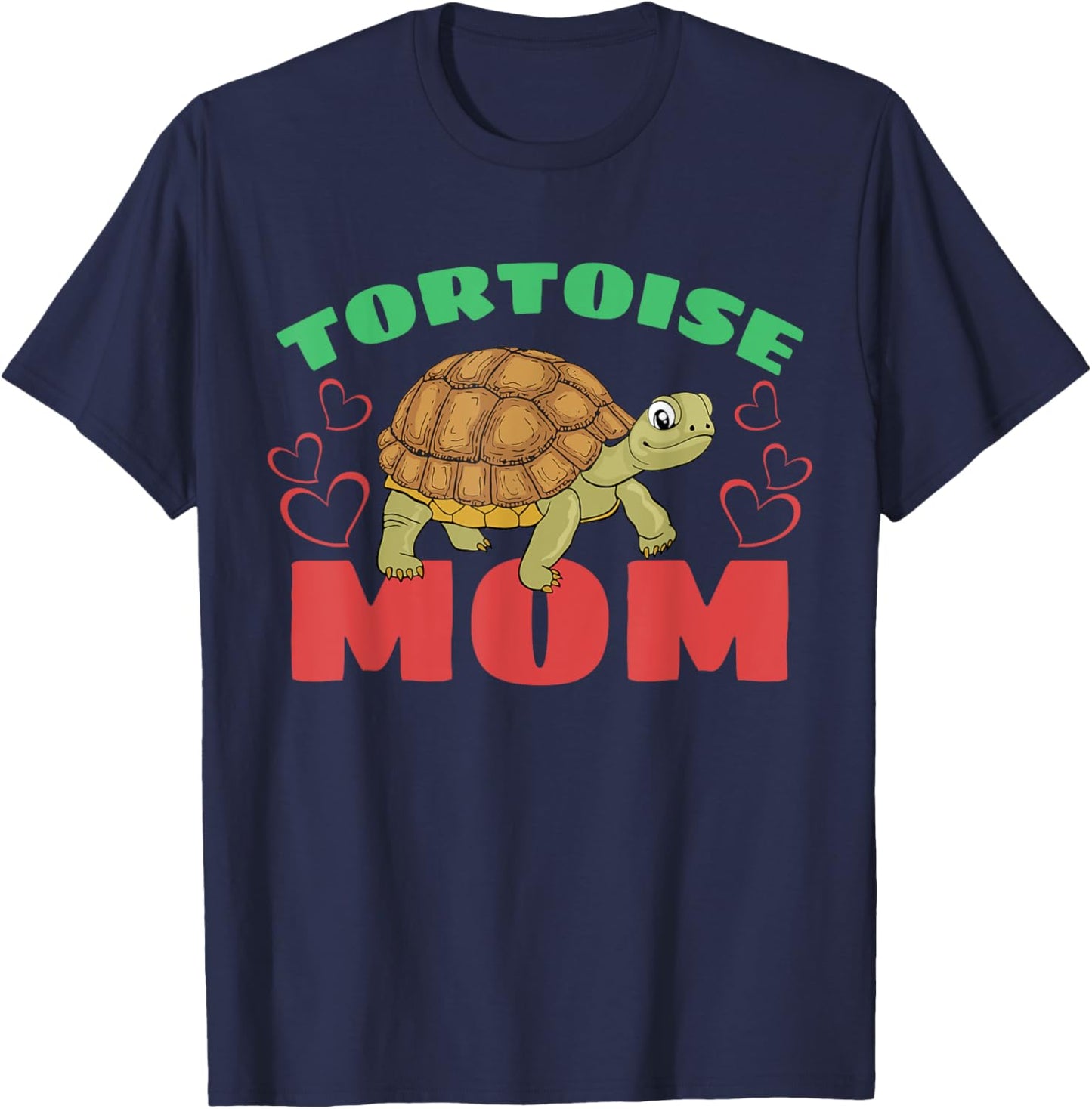 Tortoise Mom Sea Turtle Marine Animal T-Shirt - T-Shirt | Navy