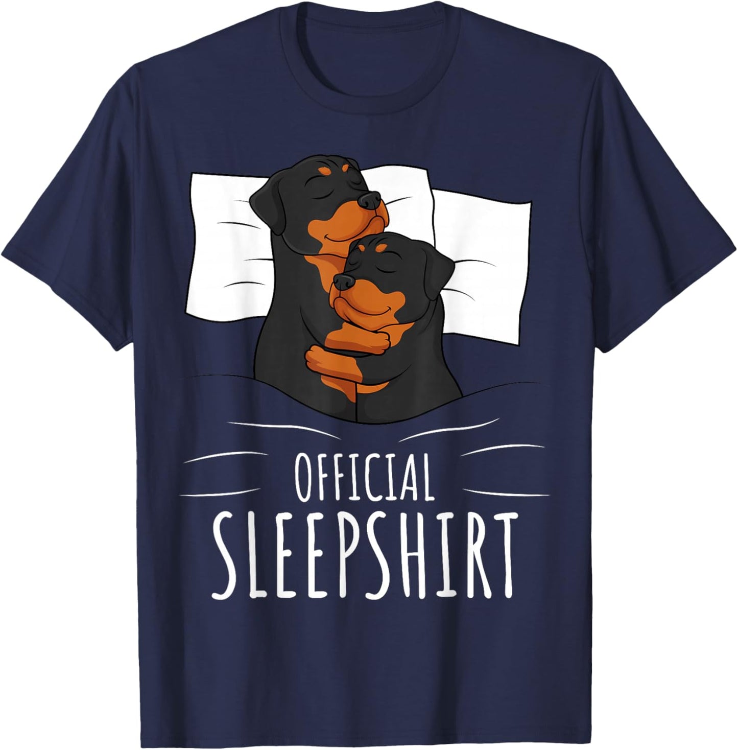 Rottweiler Rottie Dog Official Sleepshirt Women Girls Kids T-Shirt - T-Shirt | Navy