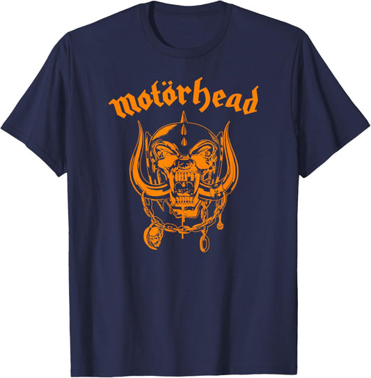 Motörhead – Orange Warpig Halloween T-Shirt - T-Shirt | Navy