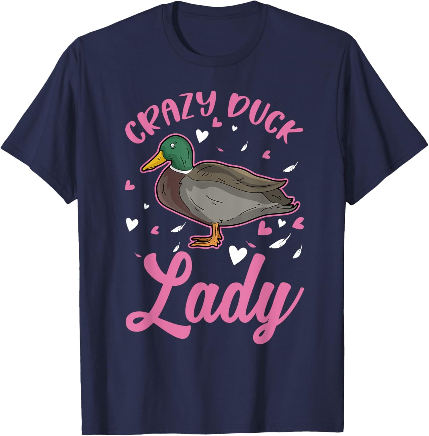 Crazy Duck lady T-Shirt - T-Shirt | Navy
