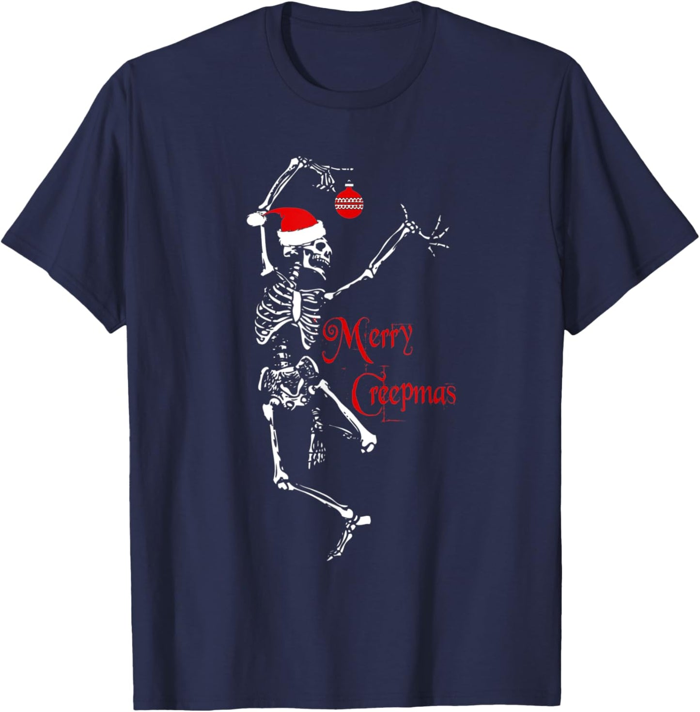 Merry Creepmas T-Shirt - T-Shirt | Navy