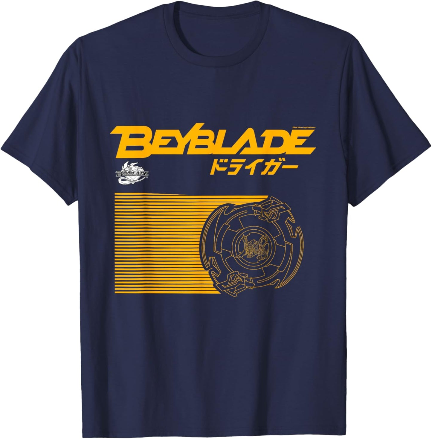 Beyblade Driger T-Shirt - T-Shirt | Navy