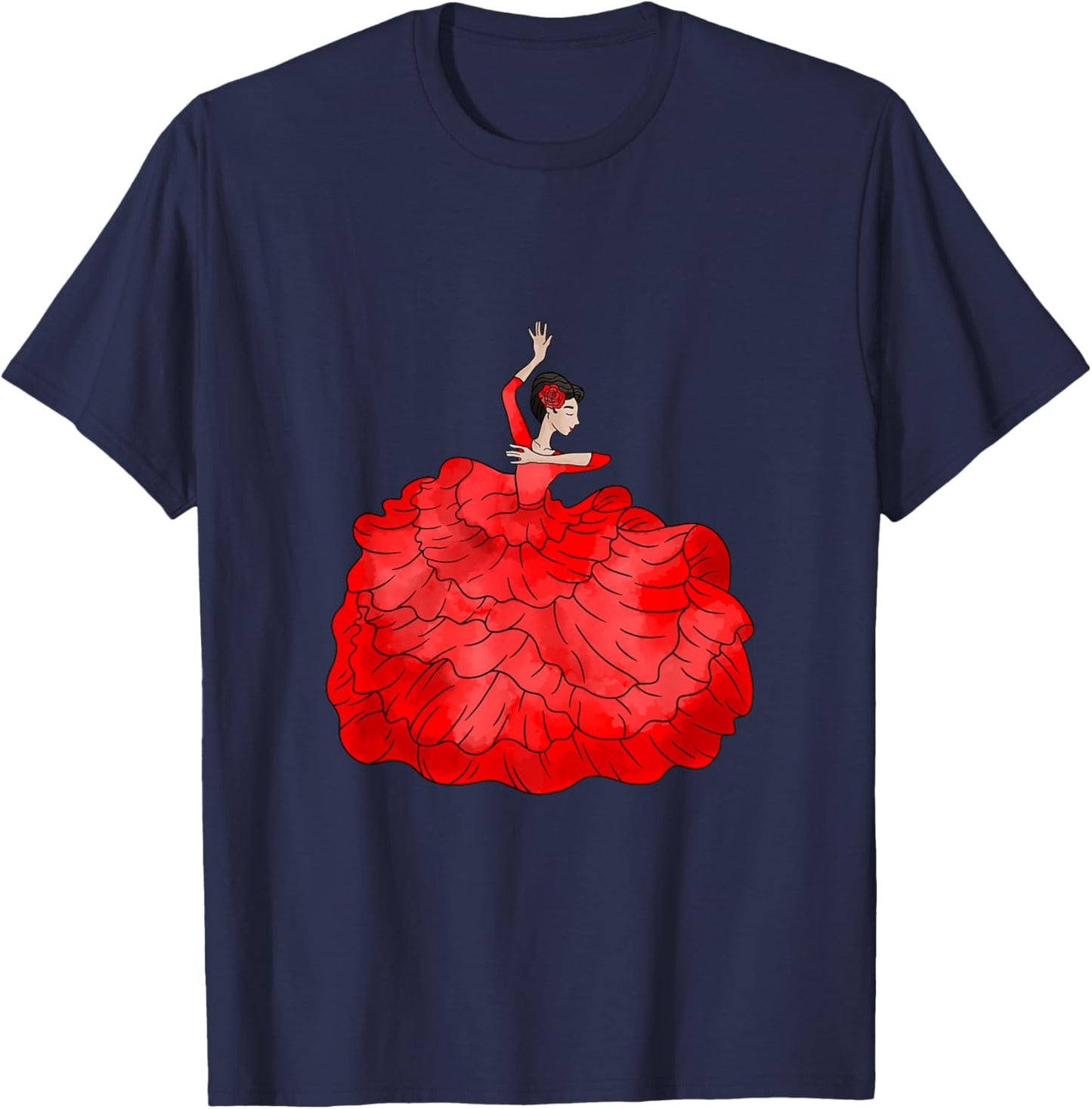 Flamenco Spain T-Shirt - T-Shirt | Navy