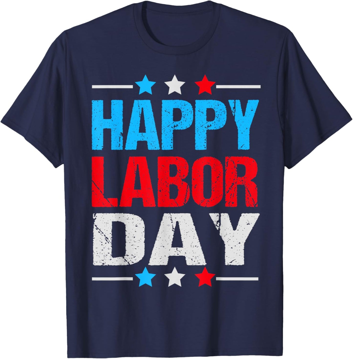 Happy Labor Day Shirt Patriot Happy Labor Day Men Women Kids T-Shirt - T-Shirt | Navy