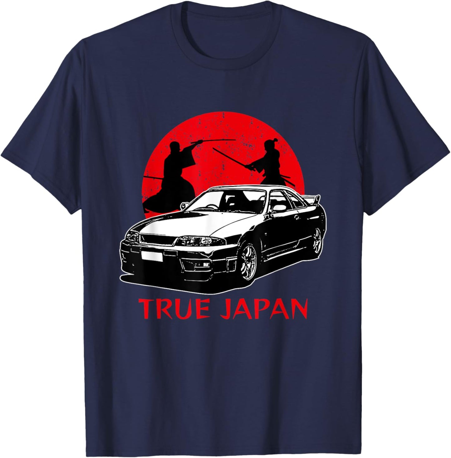 JDM Japan Motorsport Tuning Car 90s T-Shirt - T-Shirt | Navy
