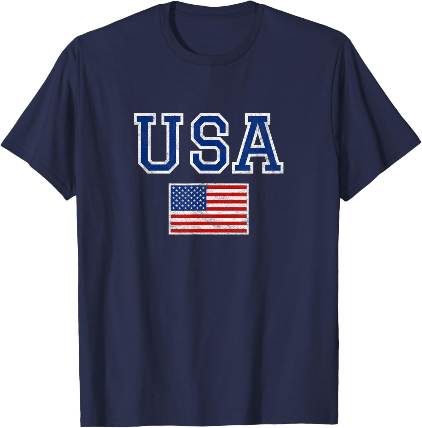 United States Flag & Patriotism USA T-Shirt - T-Shirt | Navy