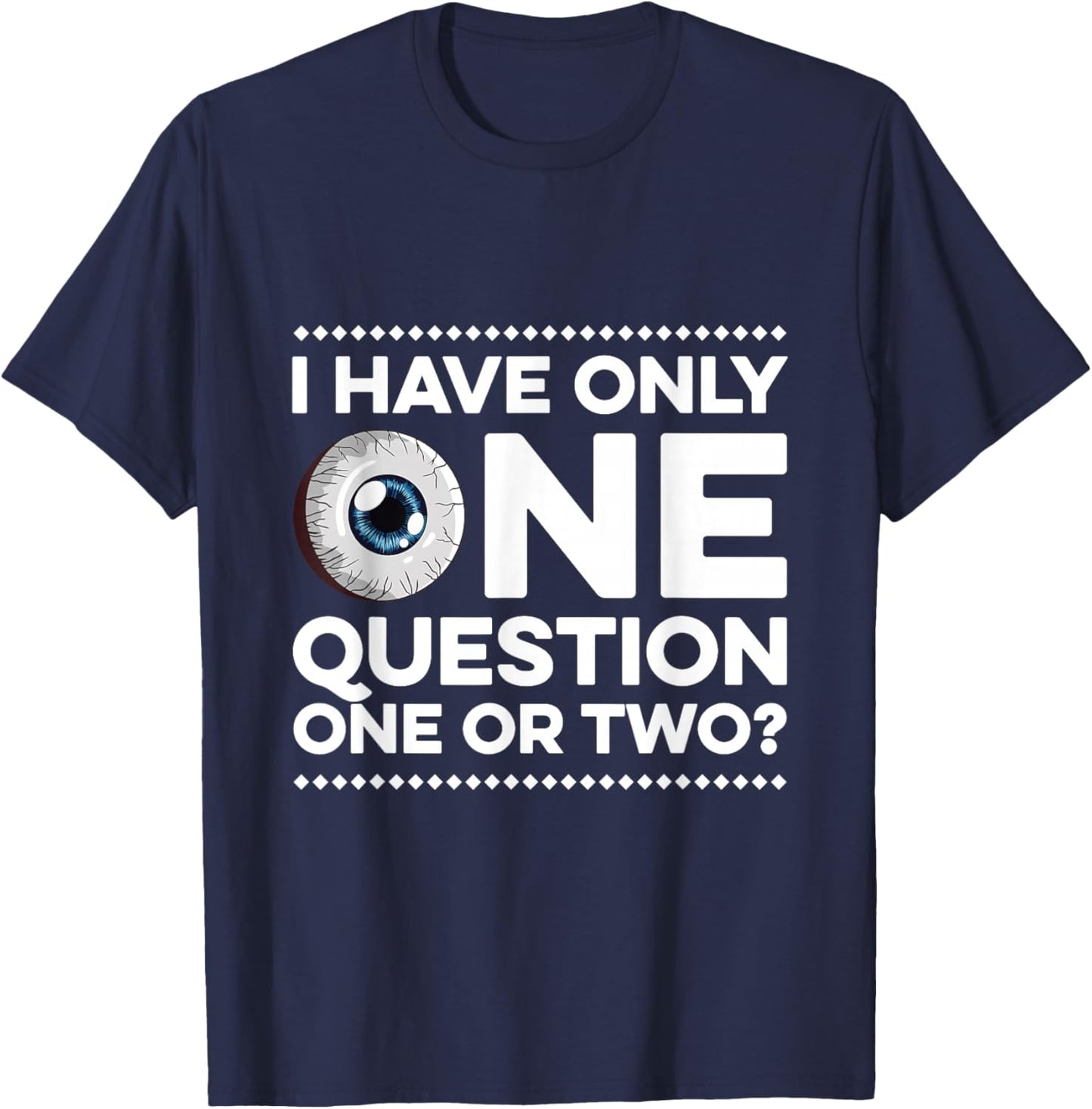 Optometry Design for an Ophthalmologist T-Shirt - T-Shirt | Navy