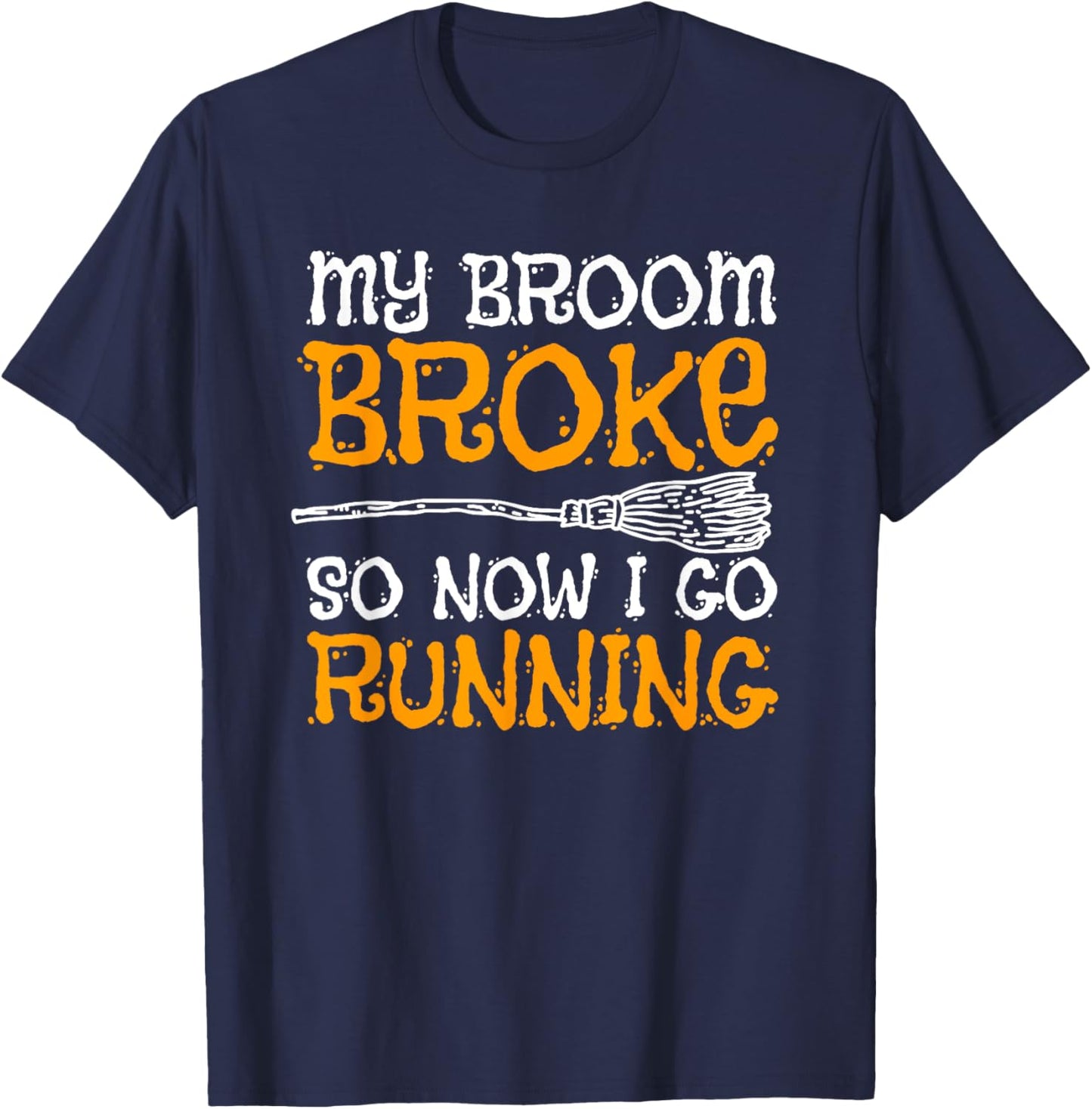 Funny Witch Costume T-Shirt - T-Shirt | Navy