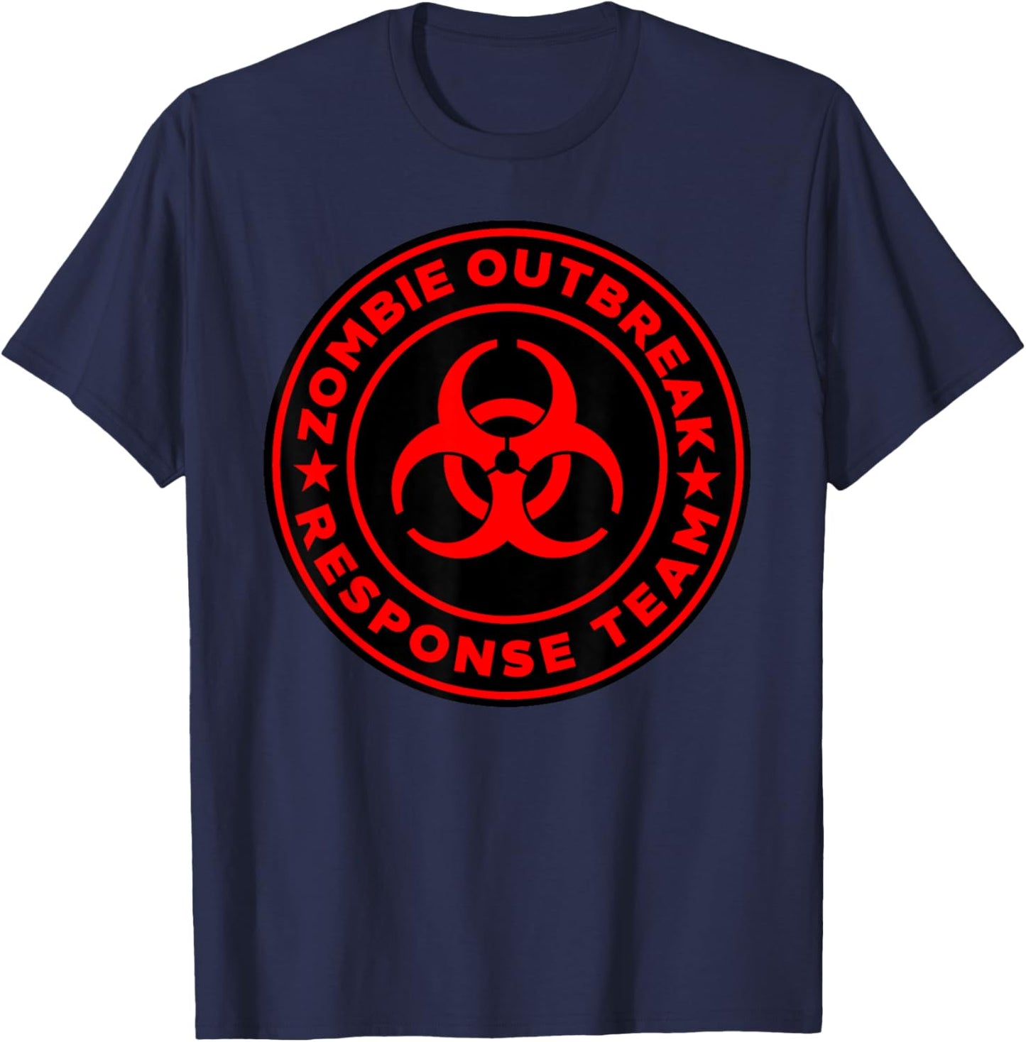 Zombie Outbreak Response Team T-Shirt - T-Shirt | Navy