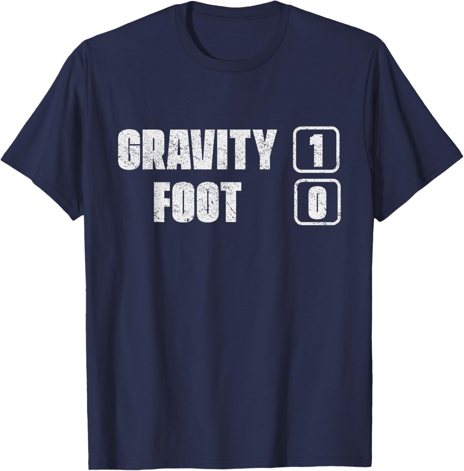 Metatarsal Fracture Fracture - Broken Foot T-Shirt - T-Shirt | Navy