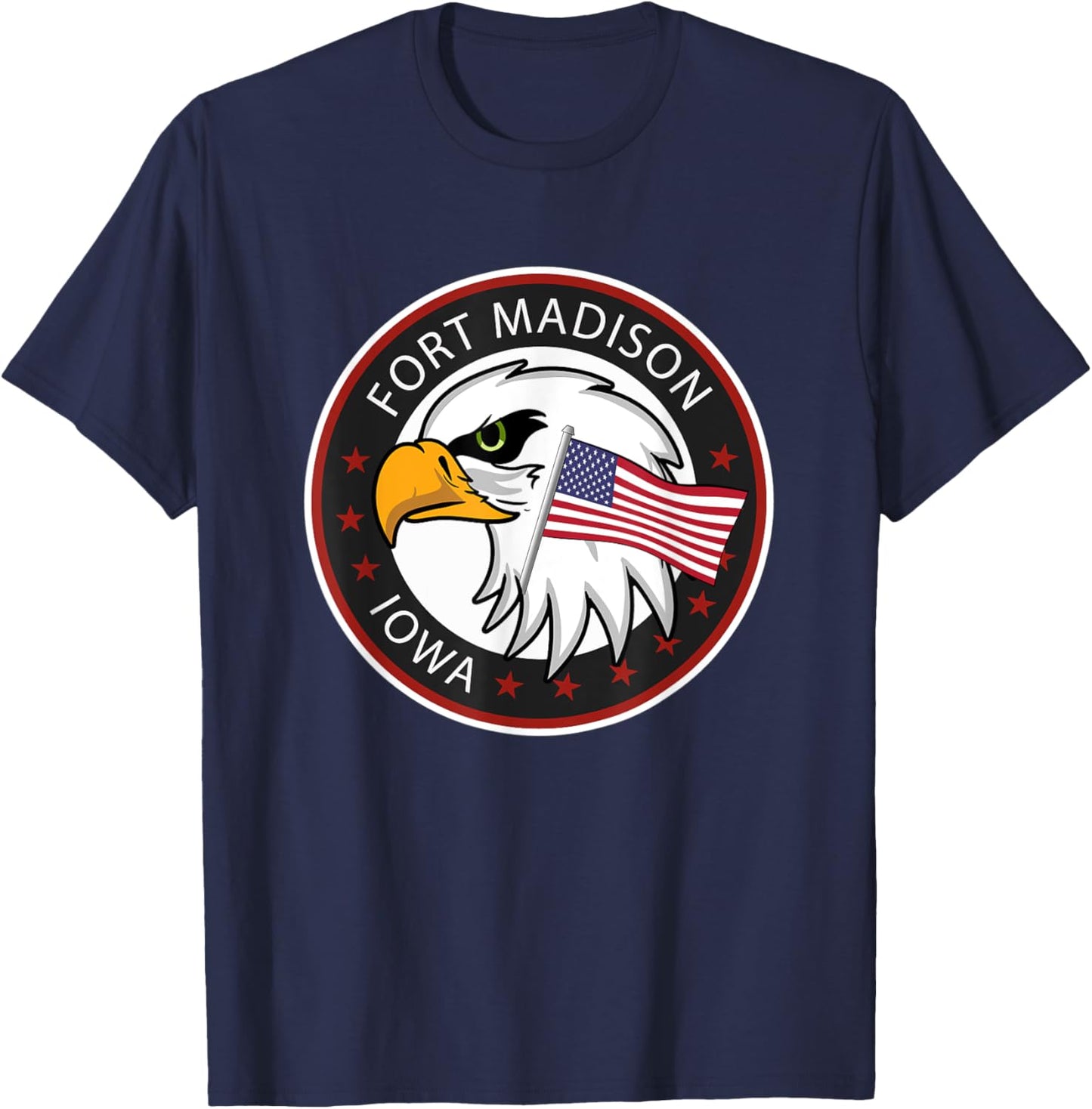 Fort Madison Iowa IA T-Shirt - T-Shirt | Navy