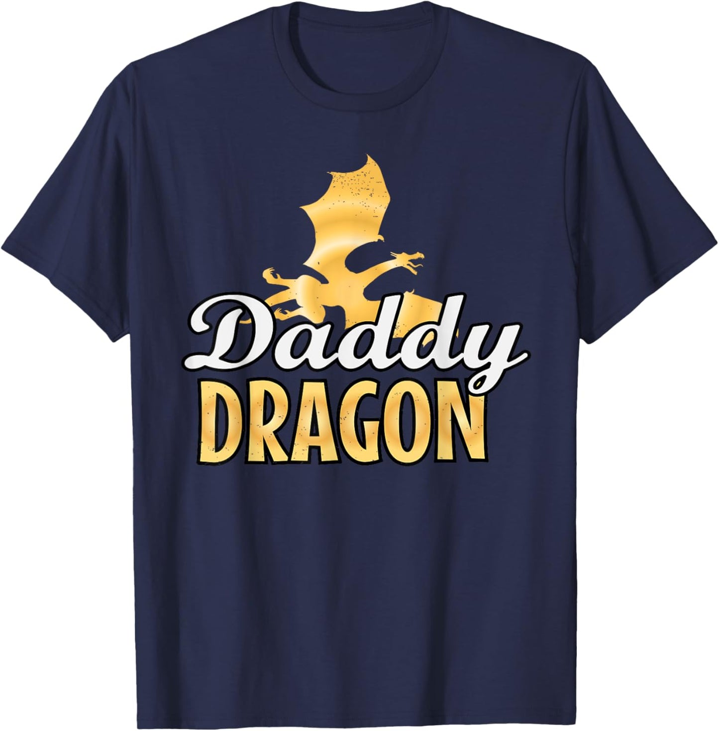 Daddy Dragon Lover Father's Day T-Shirt - T-Shirt | Navy