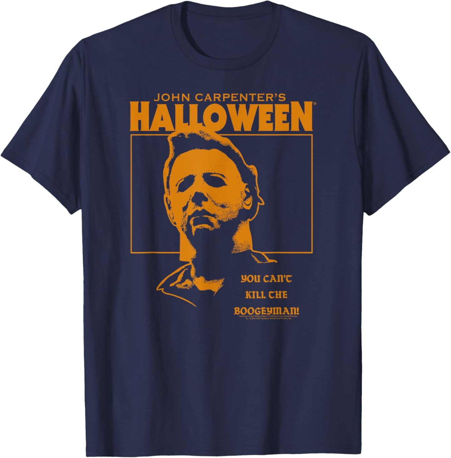 Halloween You Can't Kill The Bogeyman T-Shirt - T-Shirt | Navy